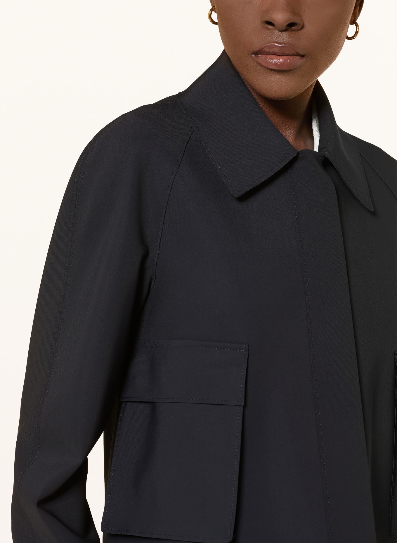 HARRIS WHARF LONDON Kurtka: CZARNY