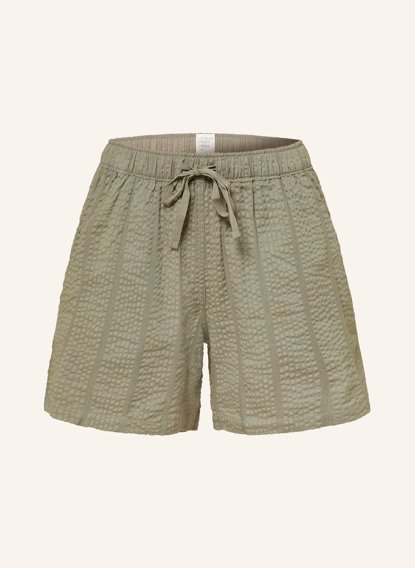 SCHIESSER Schlafshorts MIX+RELAX: OLIV