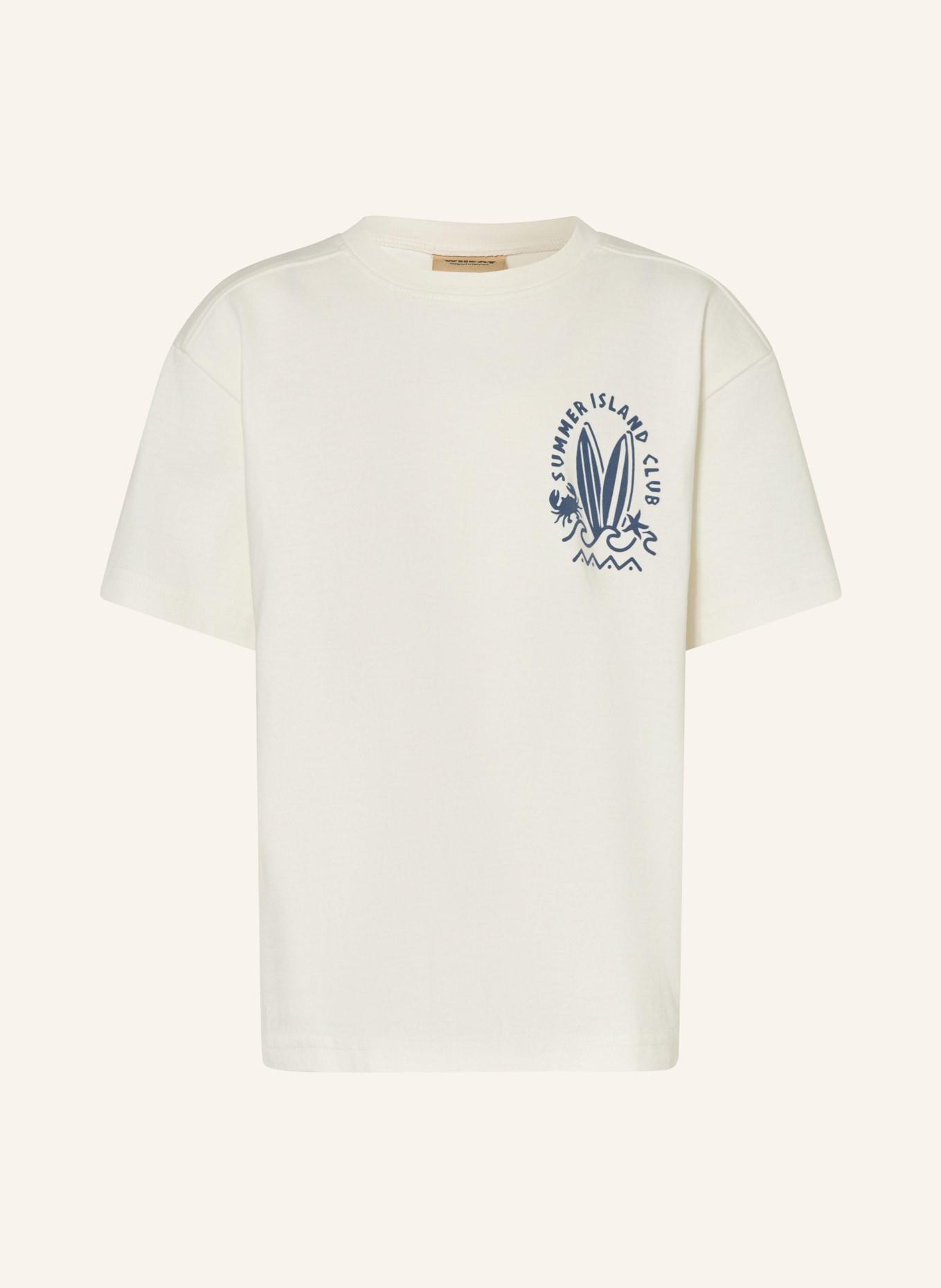 WHEAT T-Shirt: CREME / BLAU