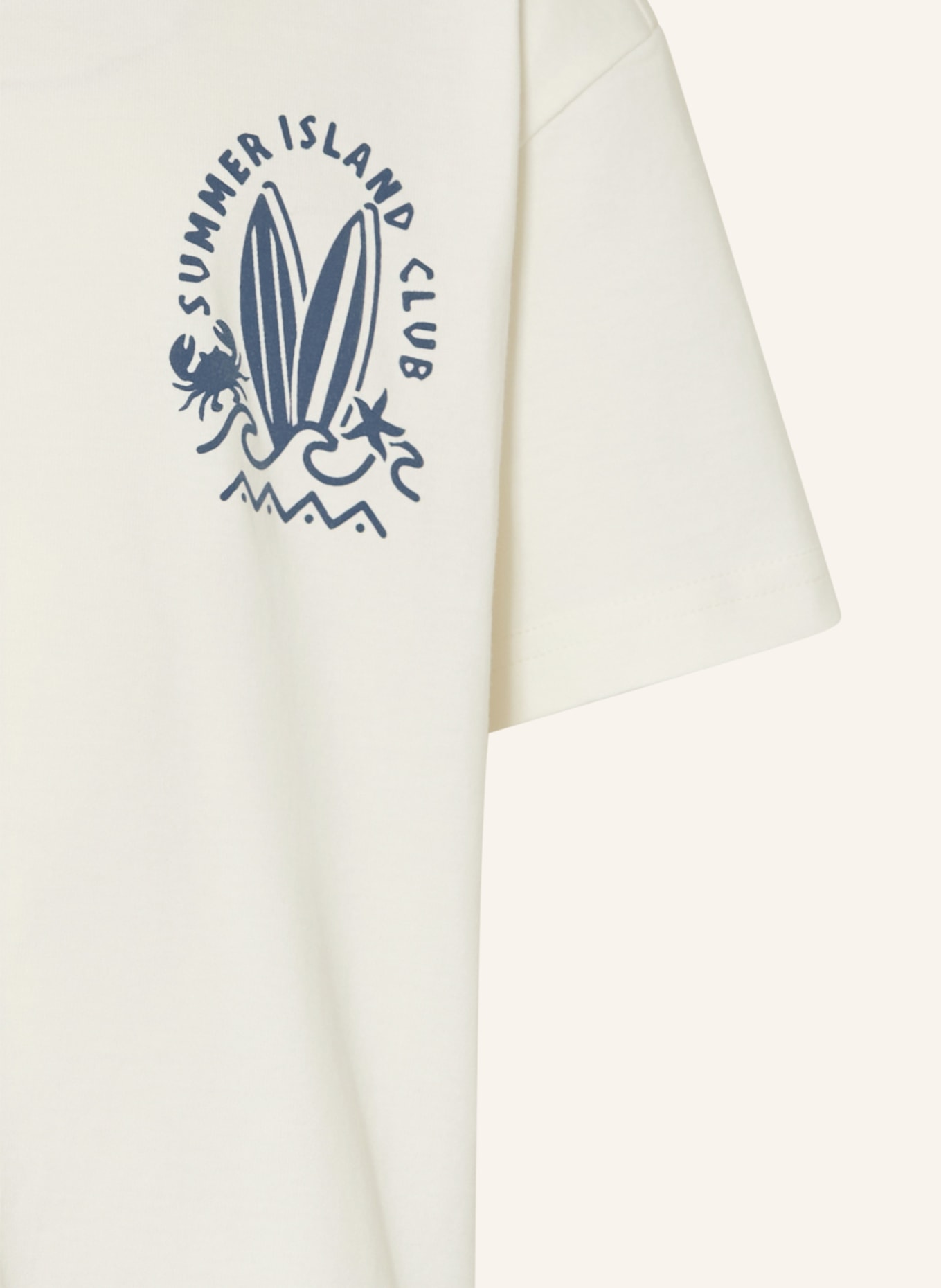 WHEAT T-Shirt: CREME / BLAU