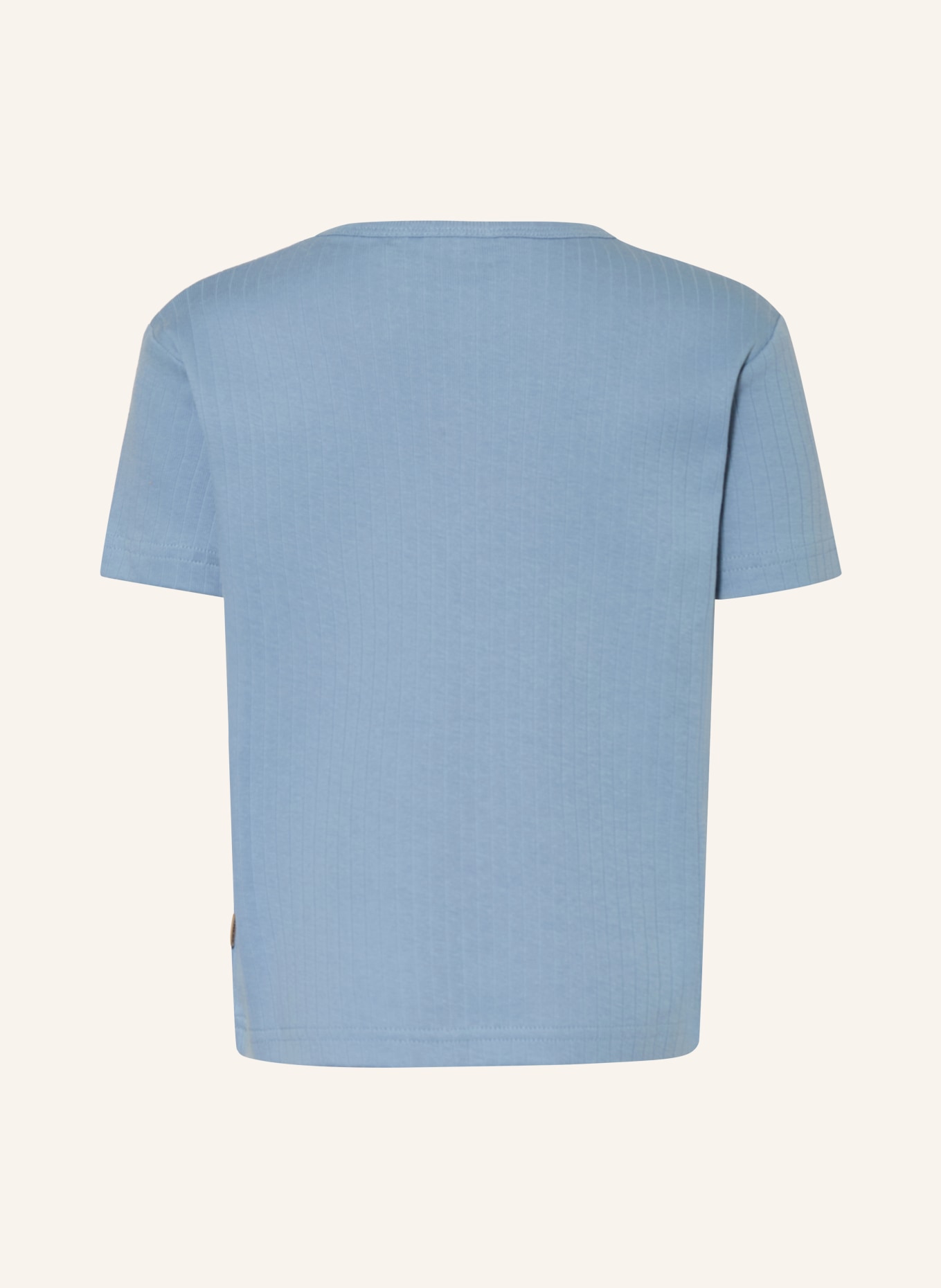 WHEAT Henley-Shirt LUMI: HELLBLAU
