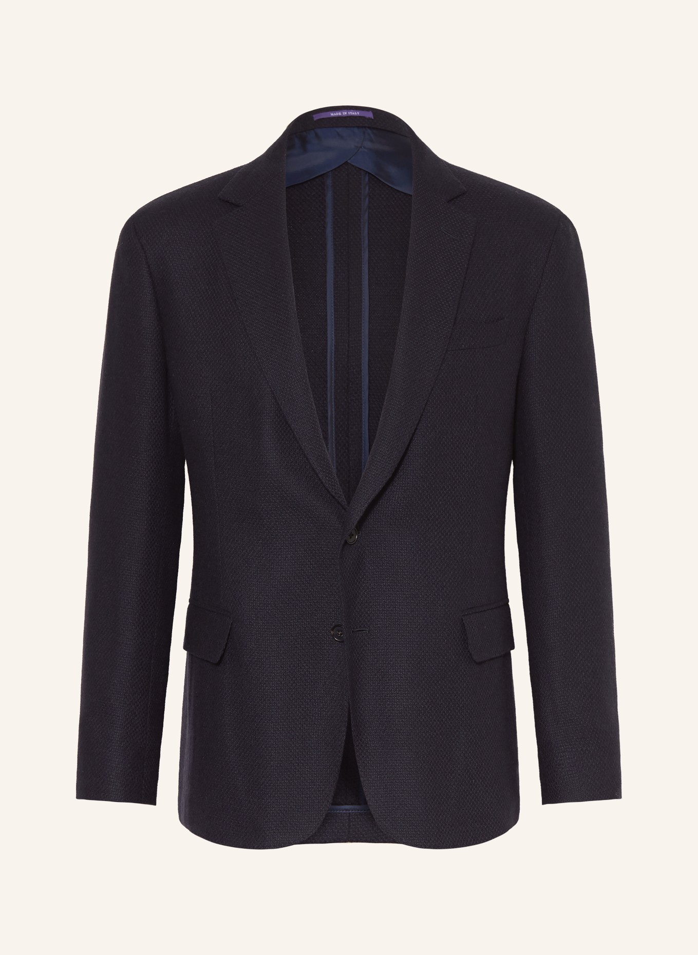 RALPH LAUREN PURPLE LABEL Cashmere-Sakko Slim Fit: DUNKELBLAU