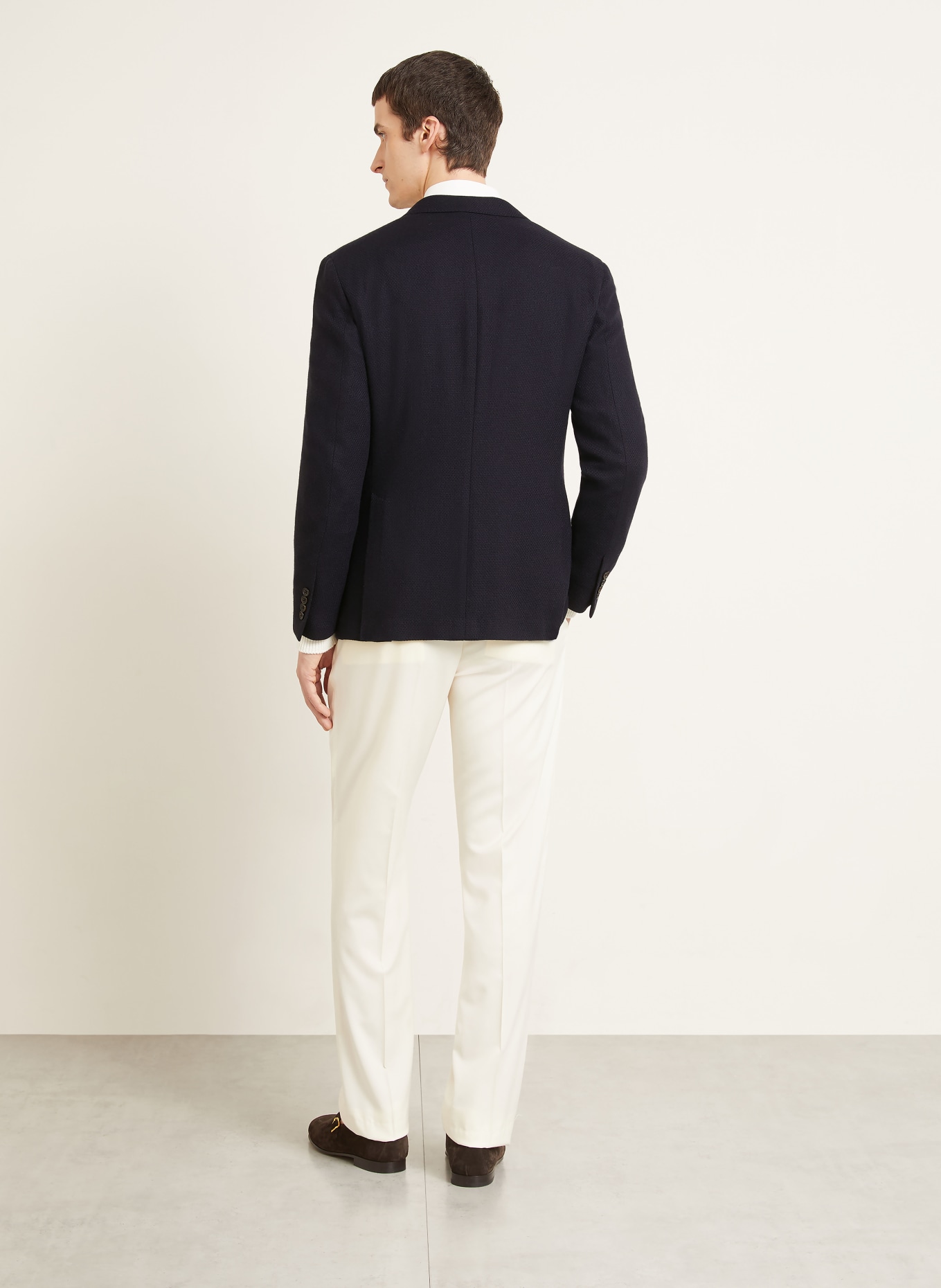 RALPH LAUREN PURPLE LABEL Cashmere-Sakko Slim Fit: DUNKELBLAU