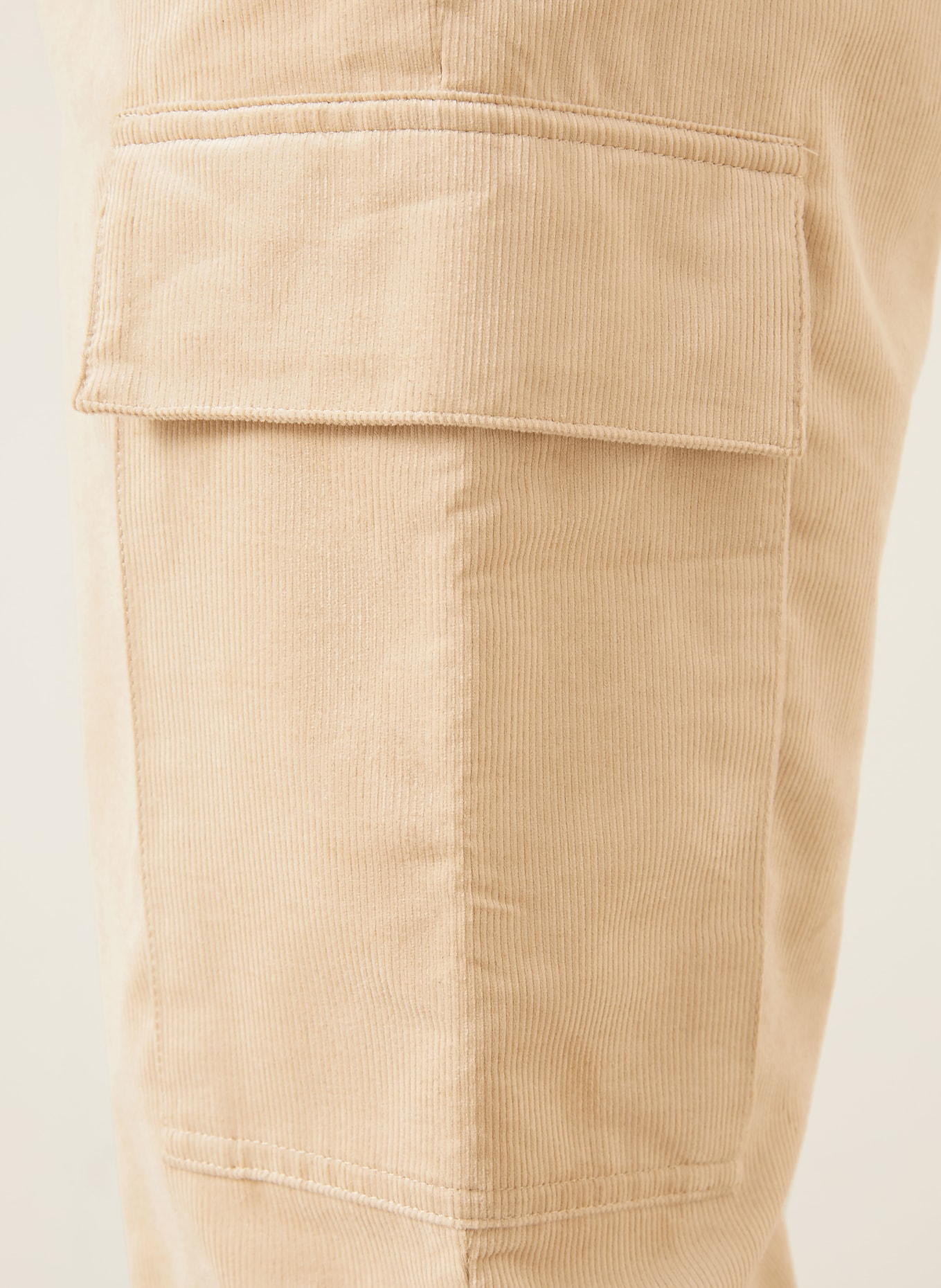 RALPH LAUREN PURPLE LABEL Cargohose Slim Fit aus Cord: HELLBRAUN