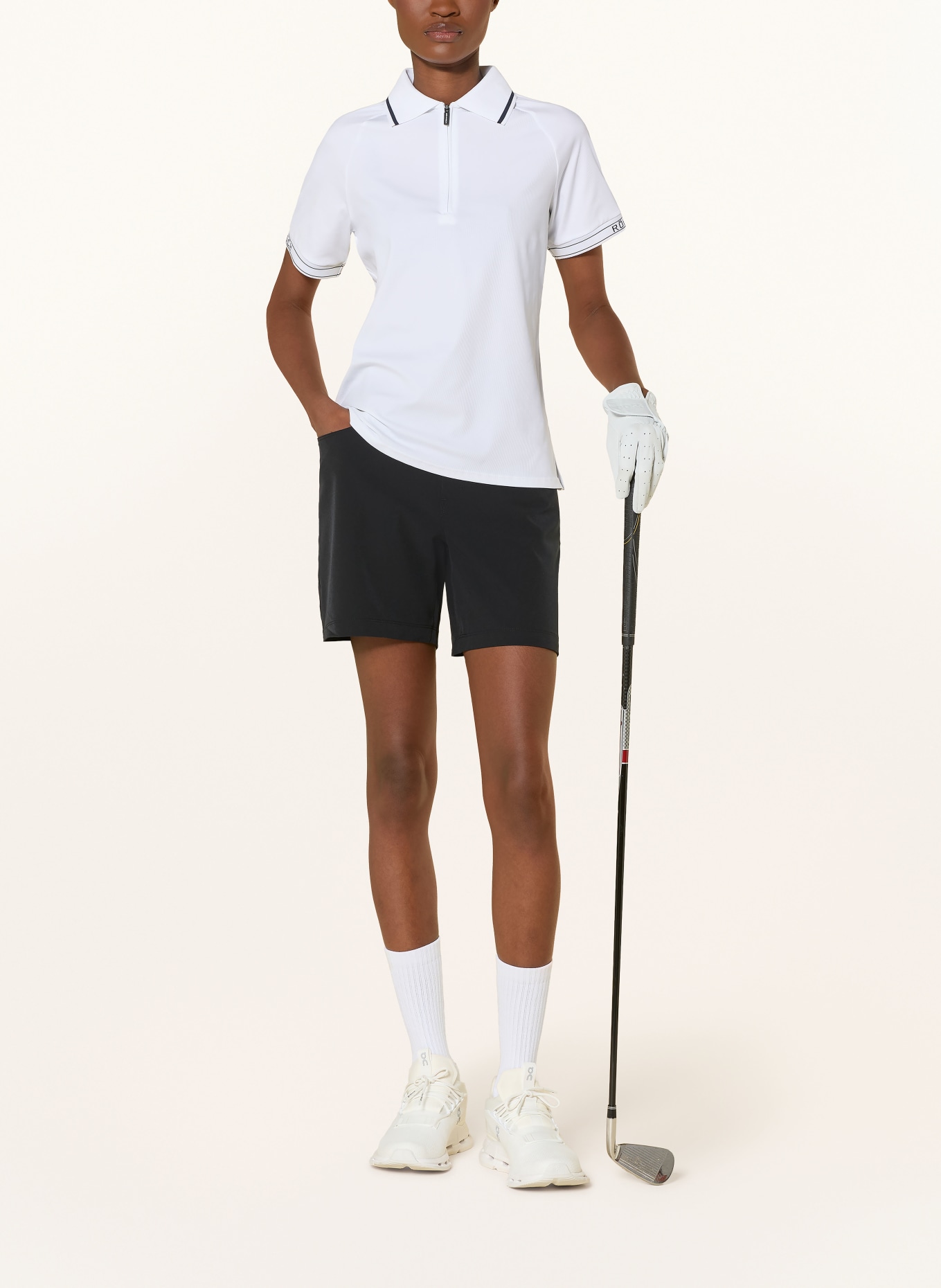 RÖHNISCH Golf shorts: BLACK