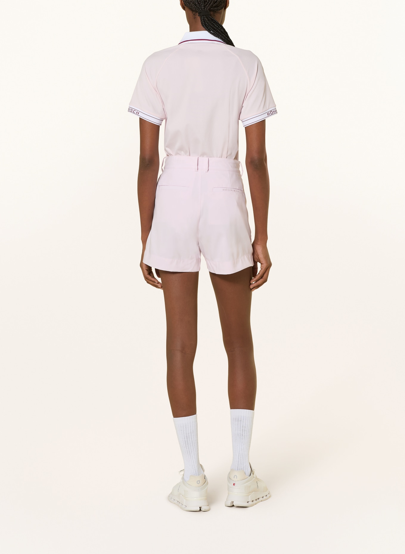 RÖHNISCH Golf shorts: LIGHT PINK