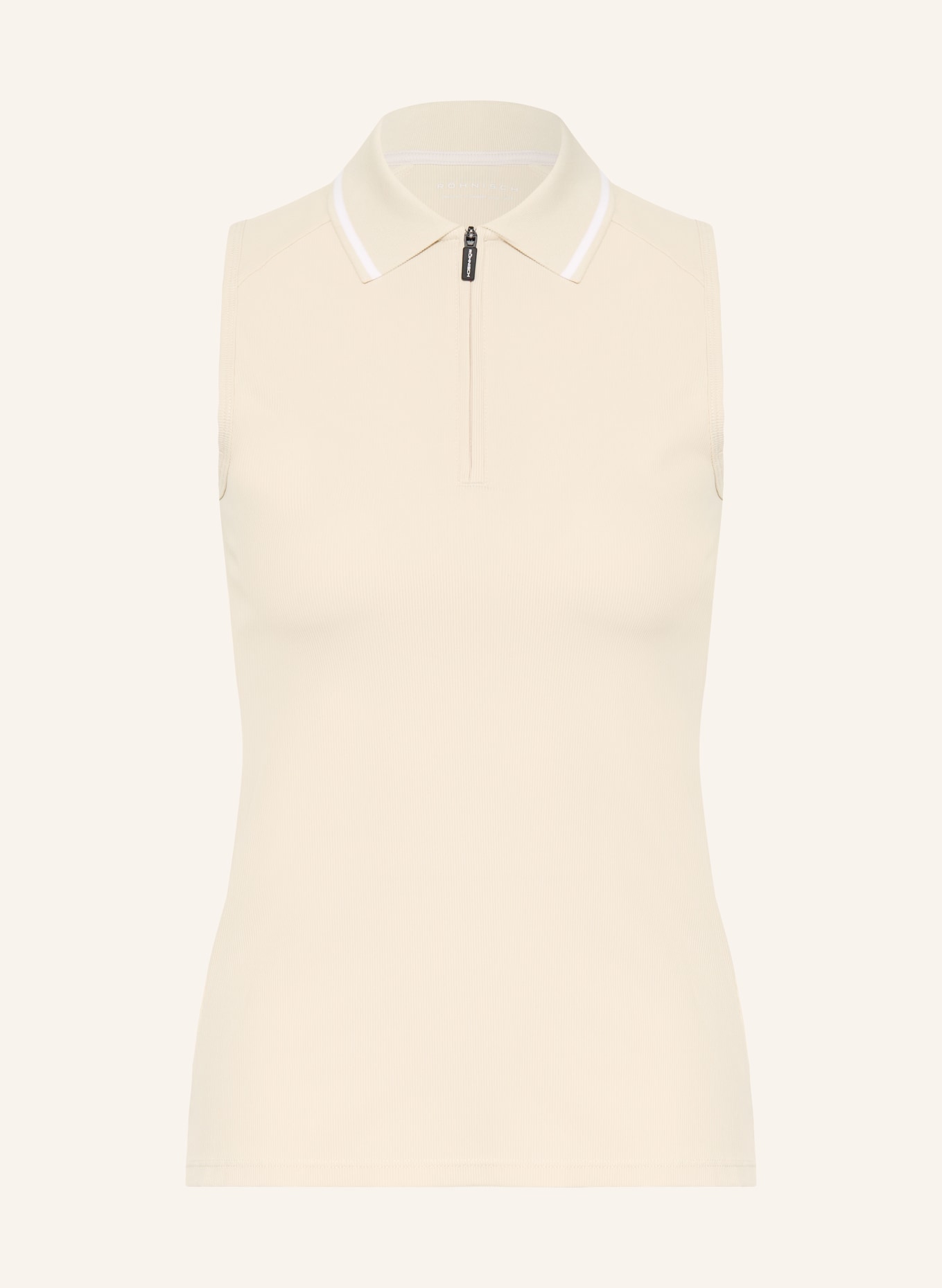 RÖHNISCH Jerseyové polo tričko: BÉŽOVÁ