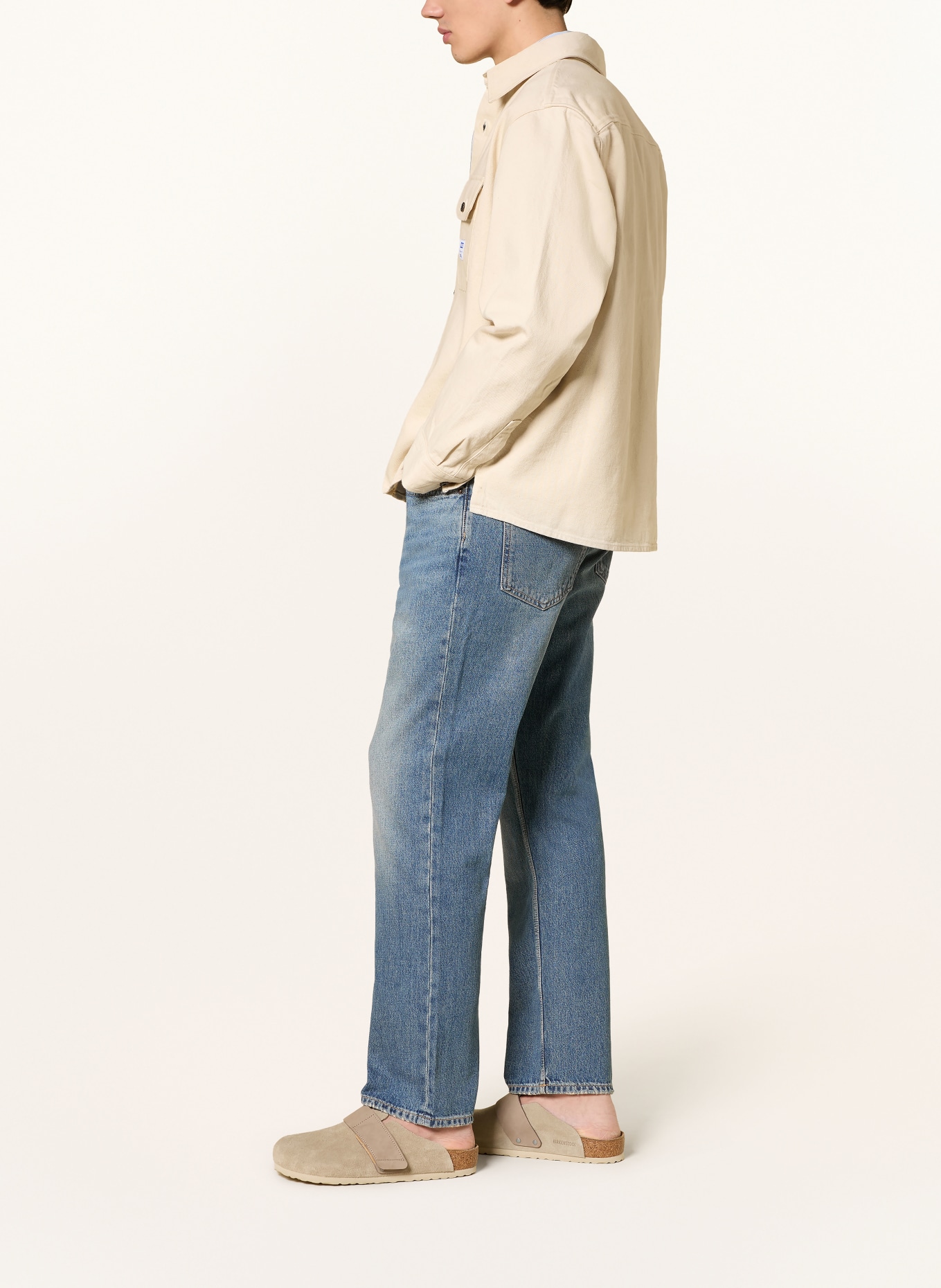 HUGO JONAH Straight-Fit Jeans: 435 BRIGHT BLUE