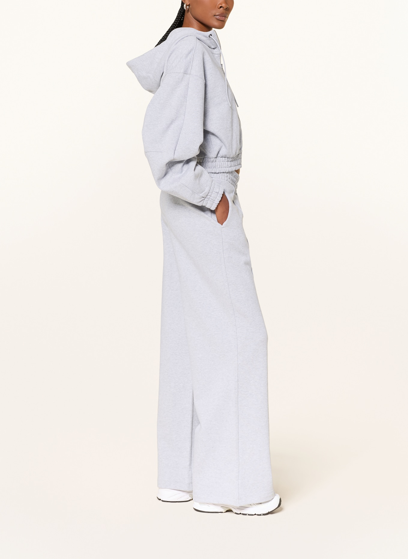 HUGO Veste molletonnée DOLPIE: GRIS CLAIR