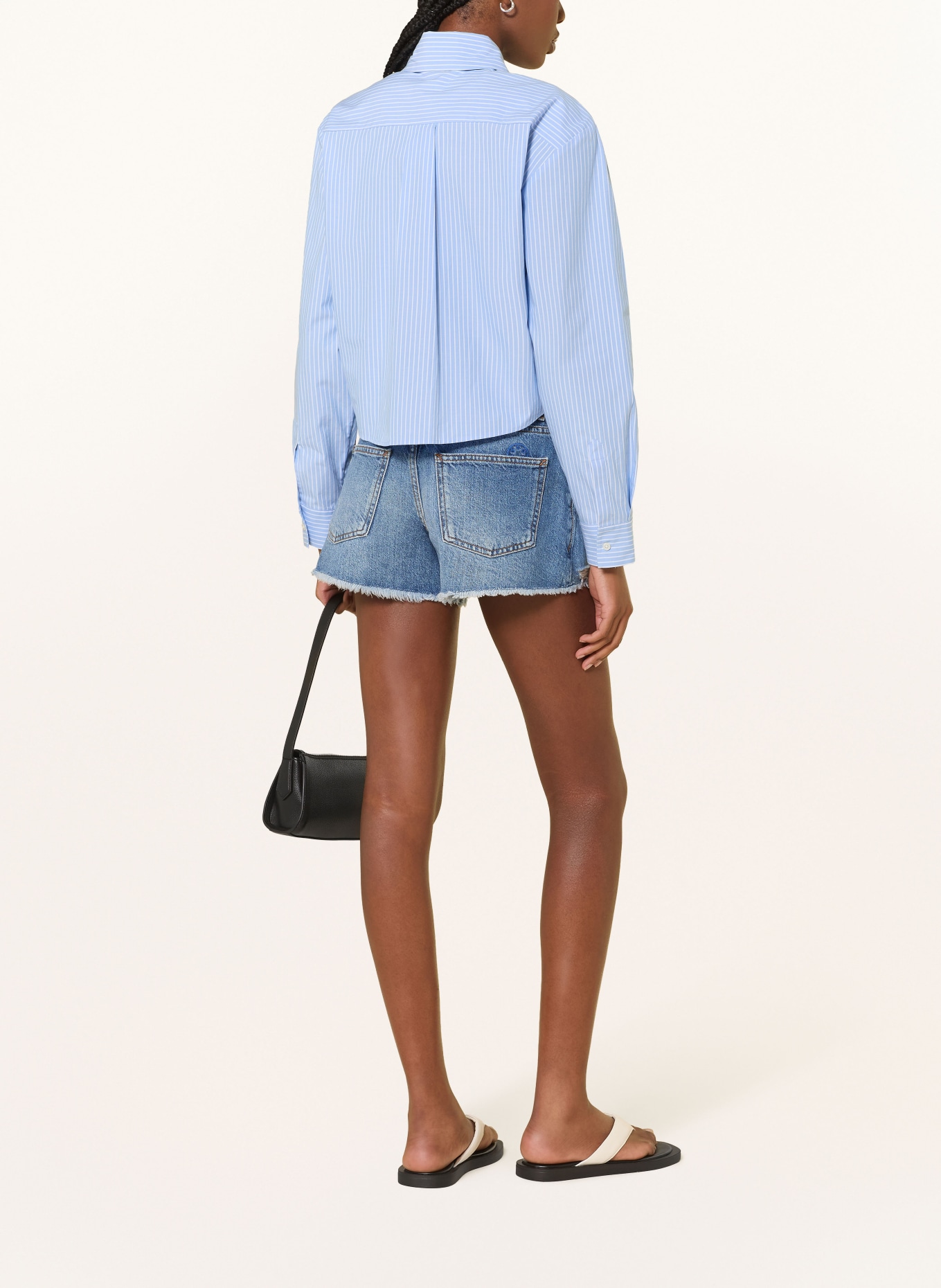 HUGO Hemdbluse EPIC: HELLBLAU / WEISS