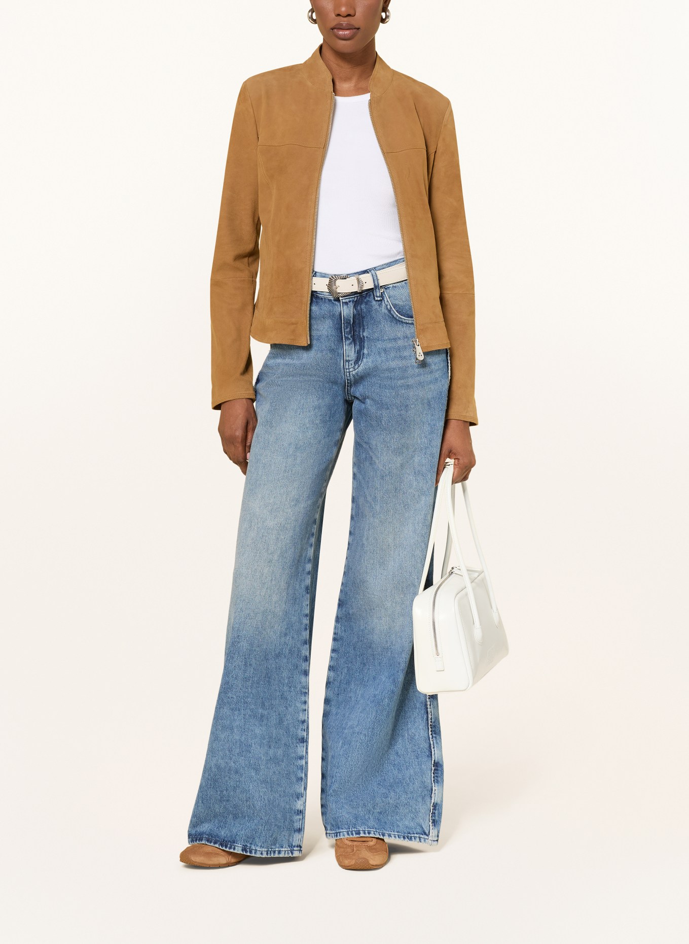 PEUTEREY Lederjacke SCUD: COGNAC