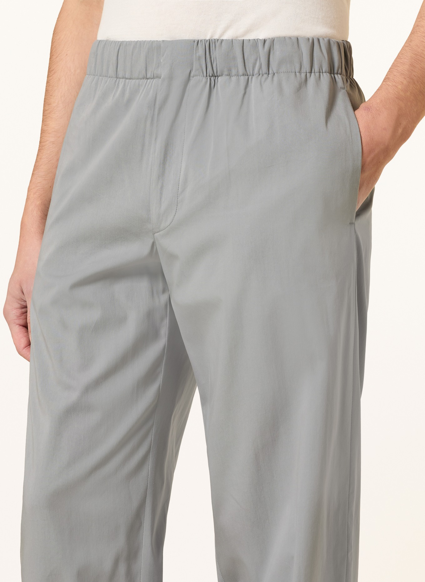 LARDINI Chino Regular Fit: GRAU