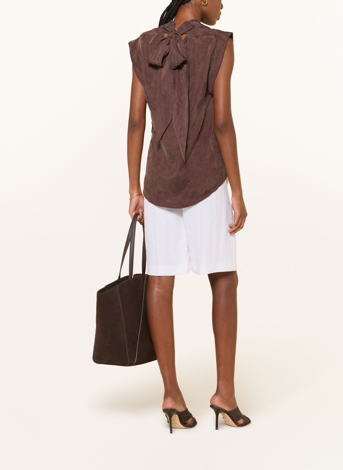 BOSS Koszulka typu bluzka BREMMI: BRĄZOWY