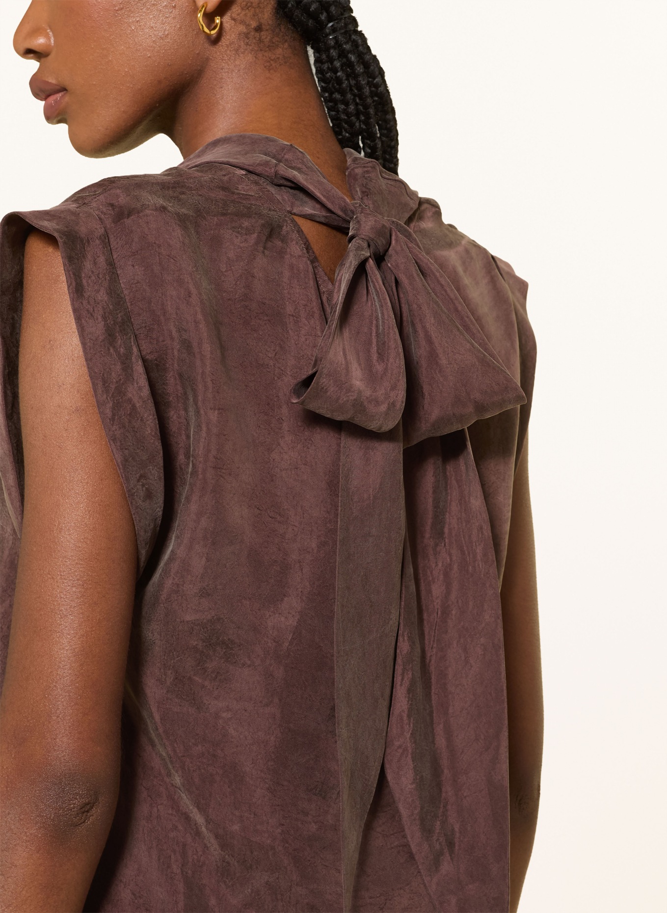 BOSS Koszulka typu bluzka BREMMI: BRĄZOWY