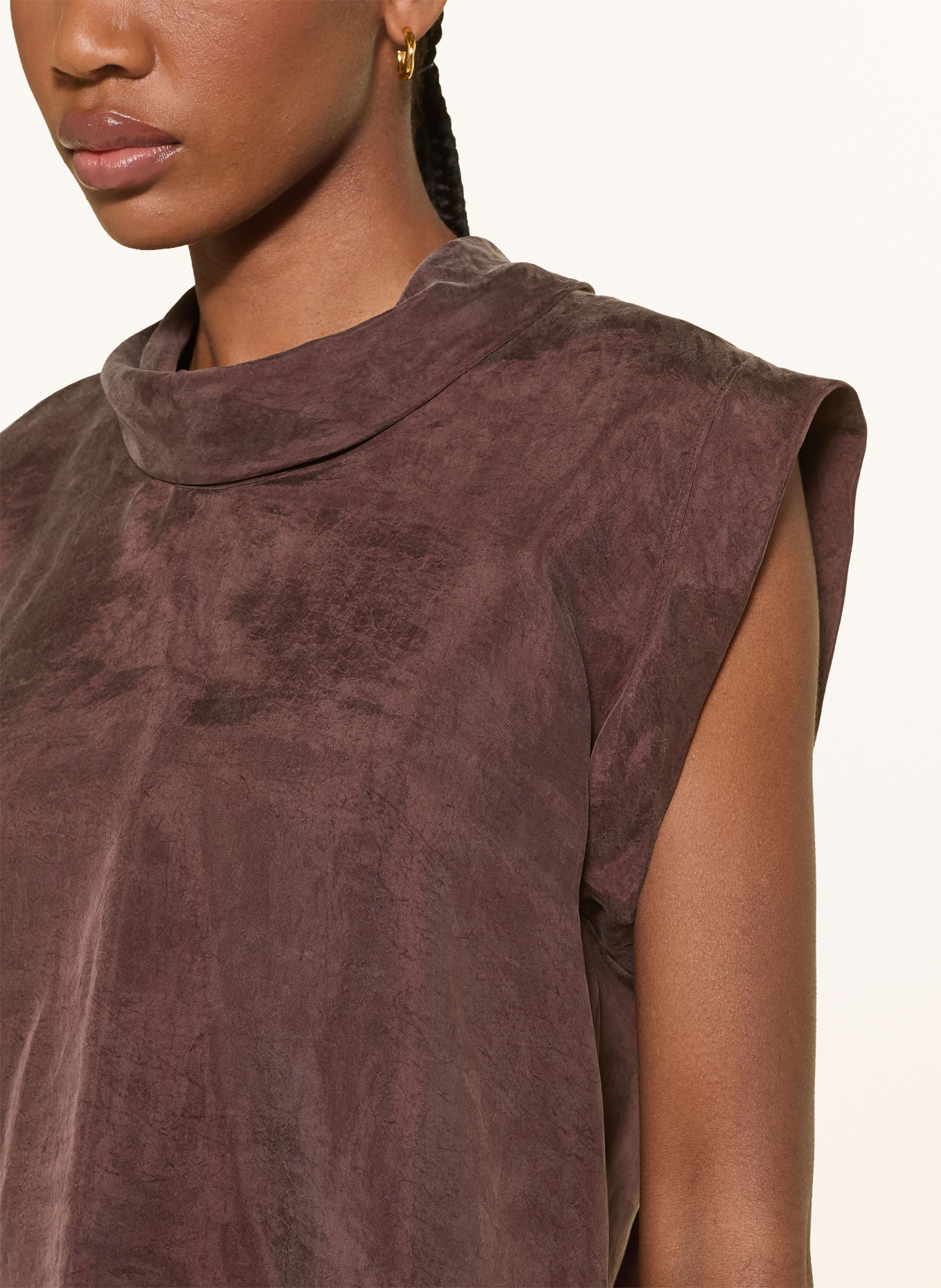 BOSS Koszulka typu bluzka BREMMI: BRĄZOWY