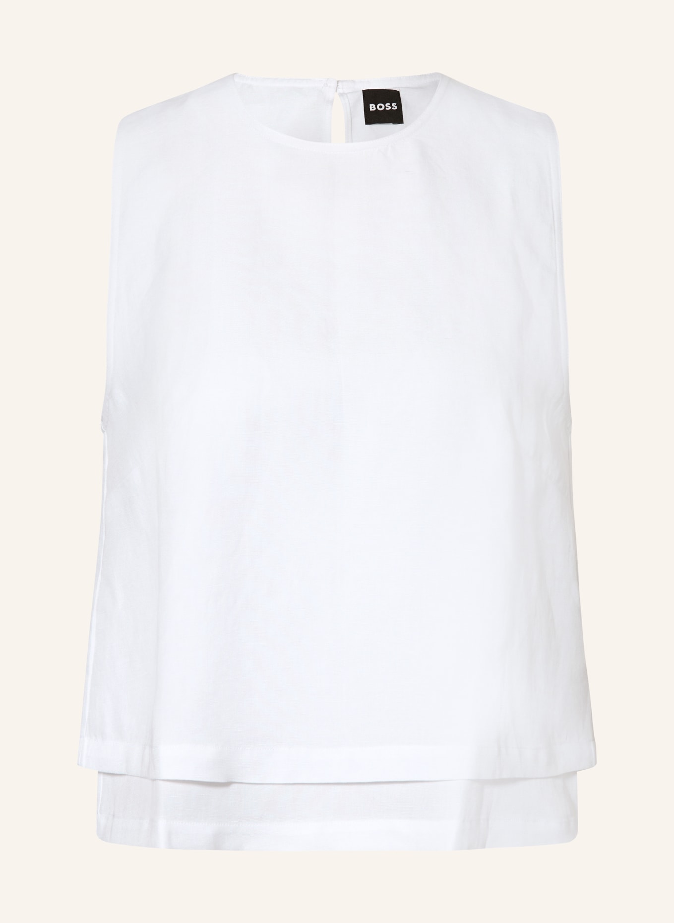 BOSS Blusentop BLINY: WEISS