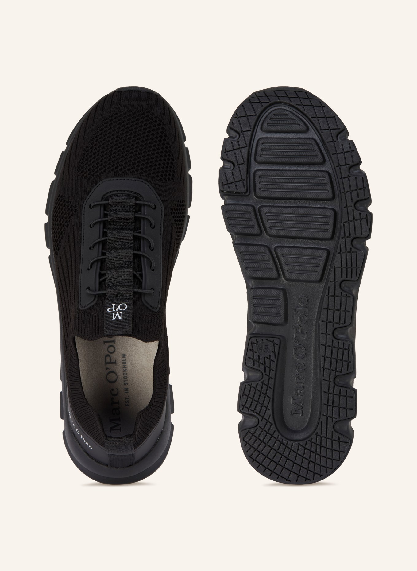 Marc O'Polo Baskets sans lacets OLIVER: NOIR