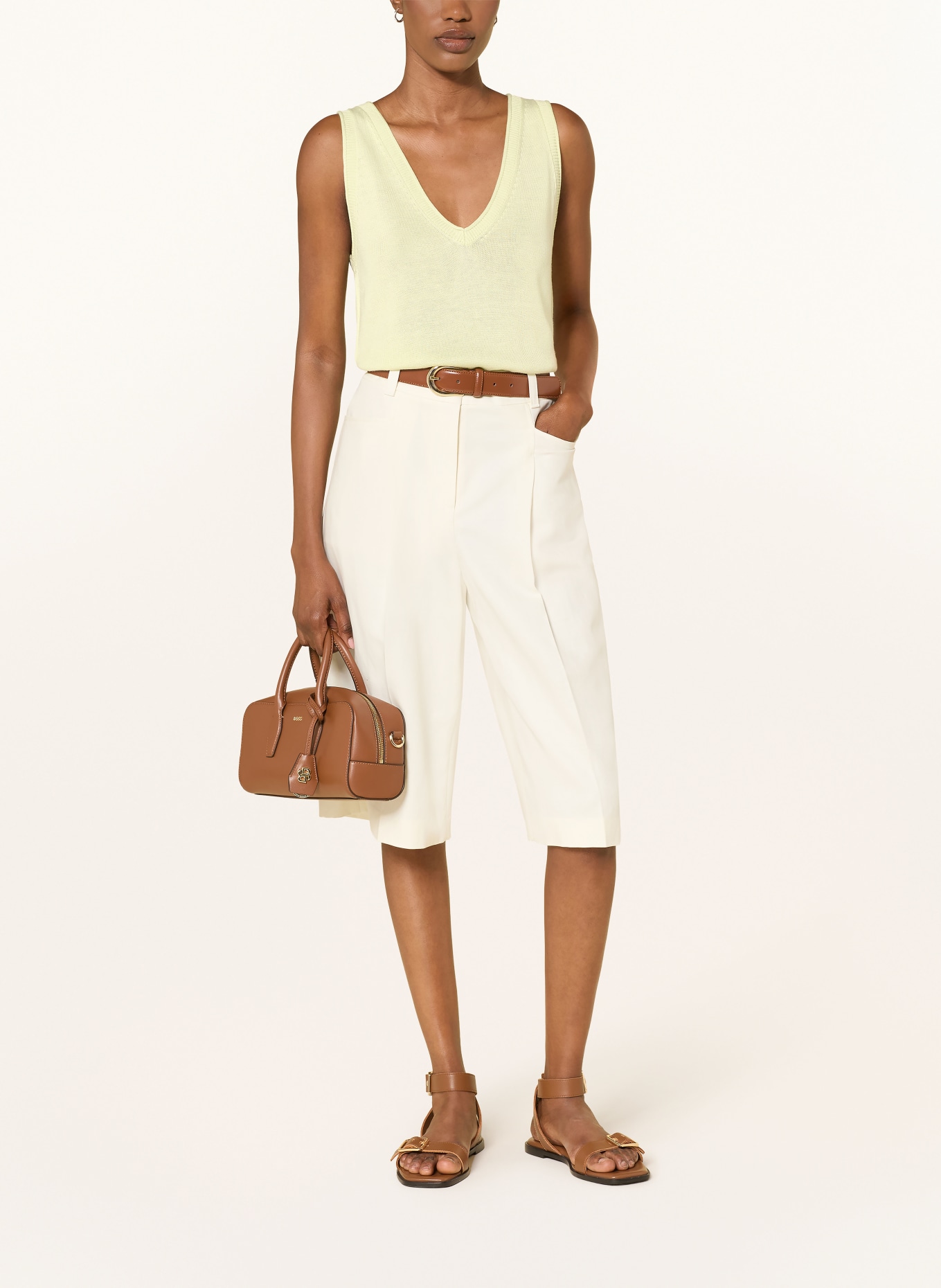 BOSS Stricktop FOMOA: HELLGELB