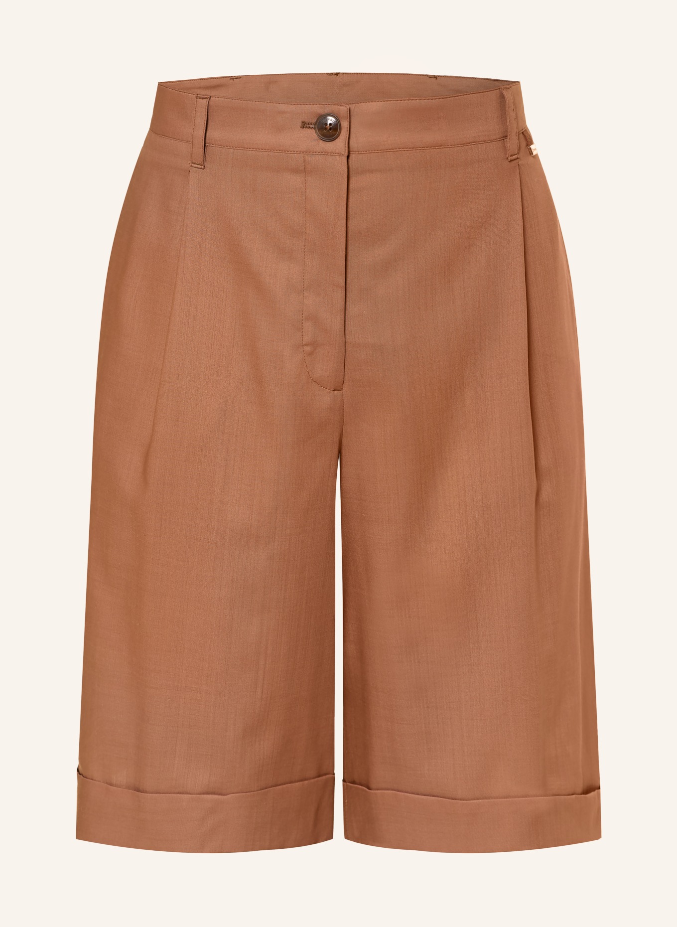 HERNO Shorts: BROWN
