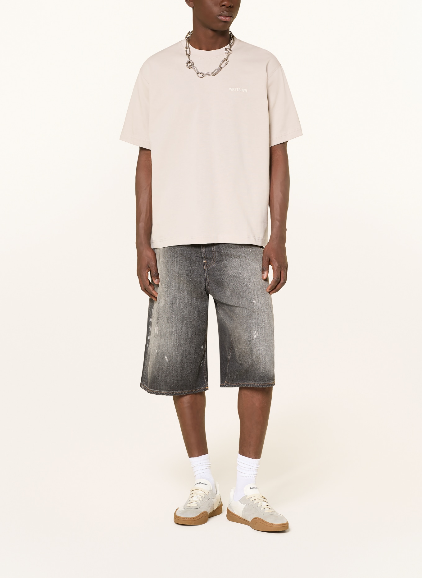 WRSTBHVR T-Shirt CASSIAN: HELLBRAUN