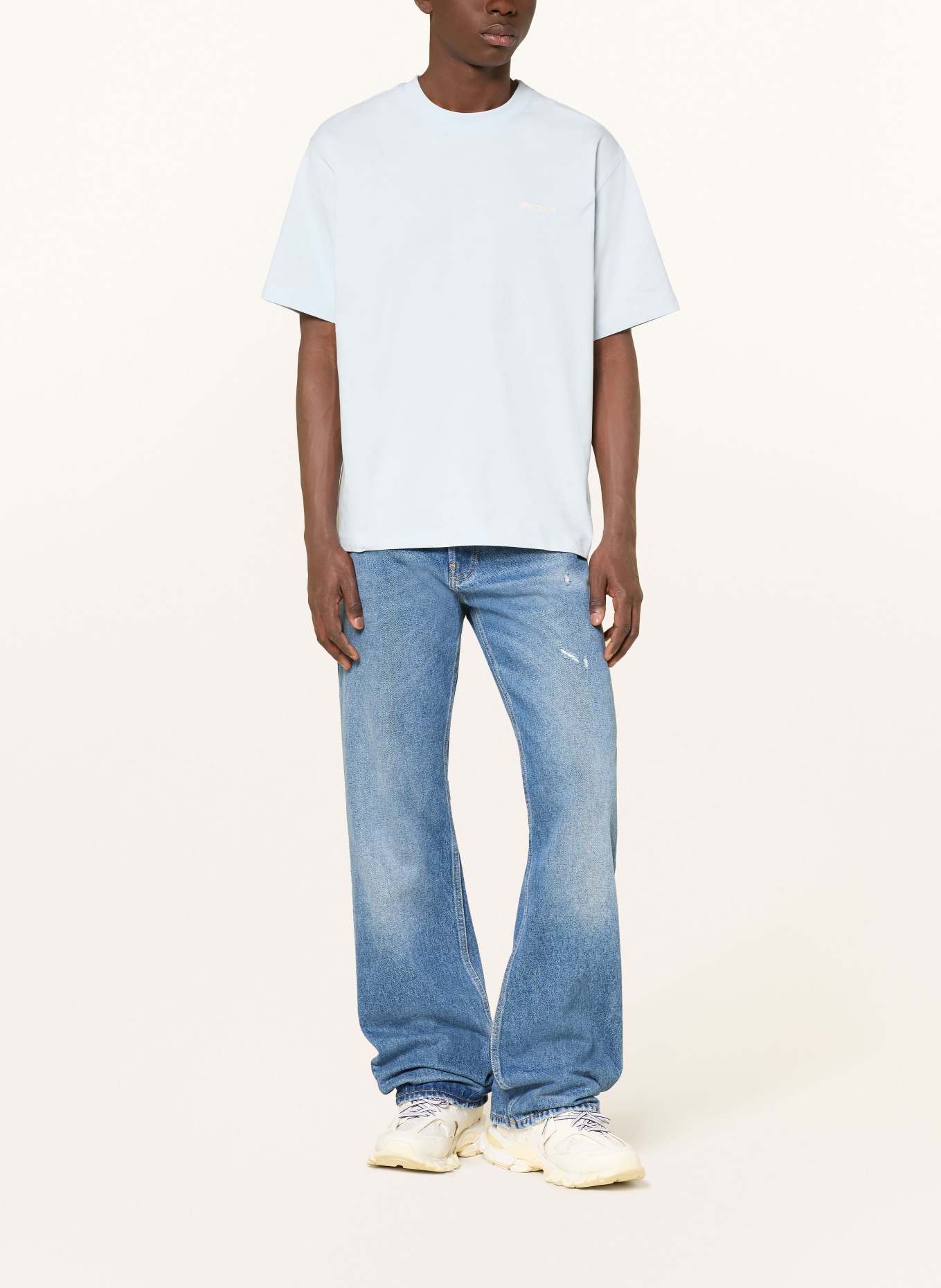 WRSTBHVR T-Shirt CASSIAN: HELLBLAU