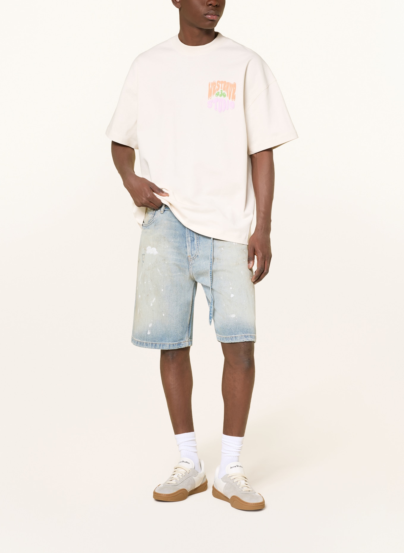 WRSTBHVR Tričko FLYNN: REŽNÁ / FIALOVÁ / ORANŽOVÁ