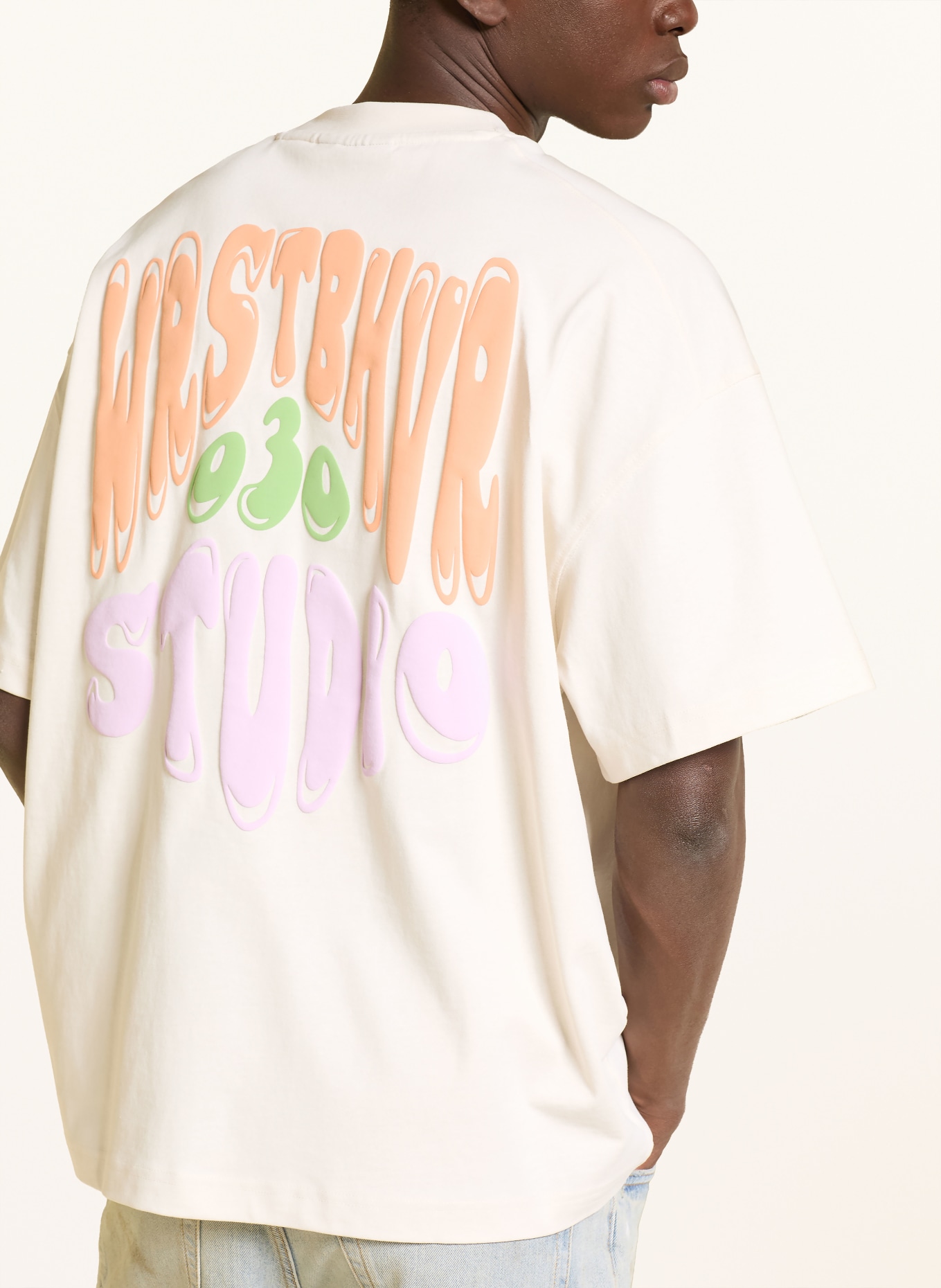 WRSTBHVR Tričko FLYNN: REŽNÁ / FIALOVÁ / ORANŽOVÁ