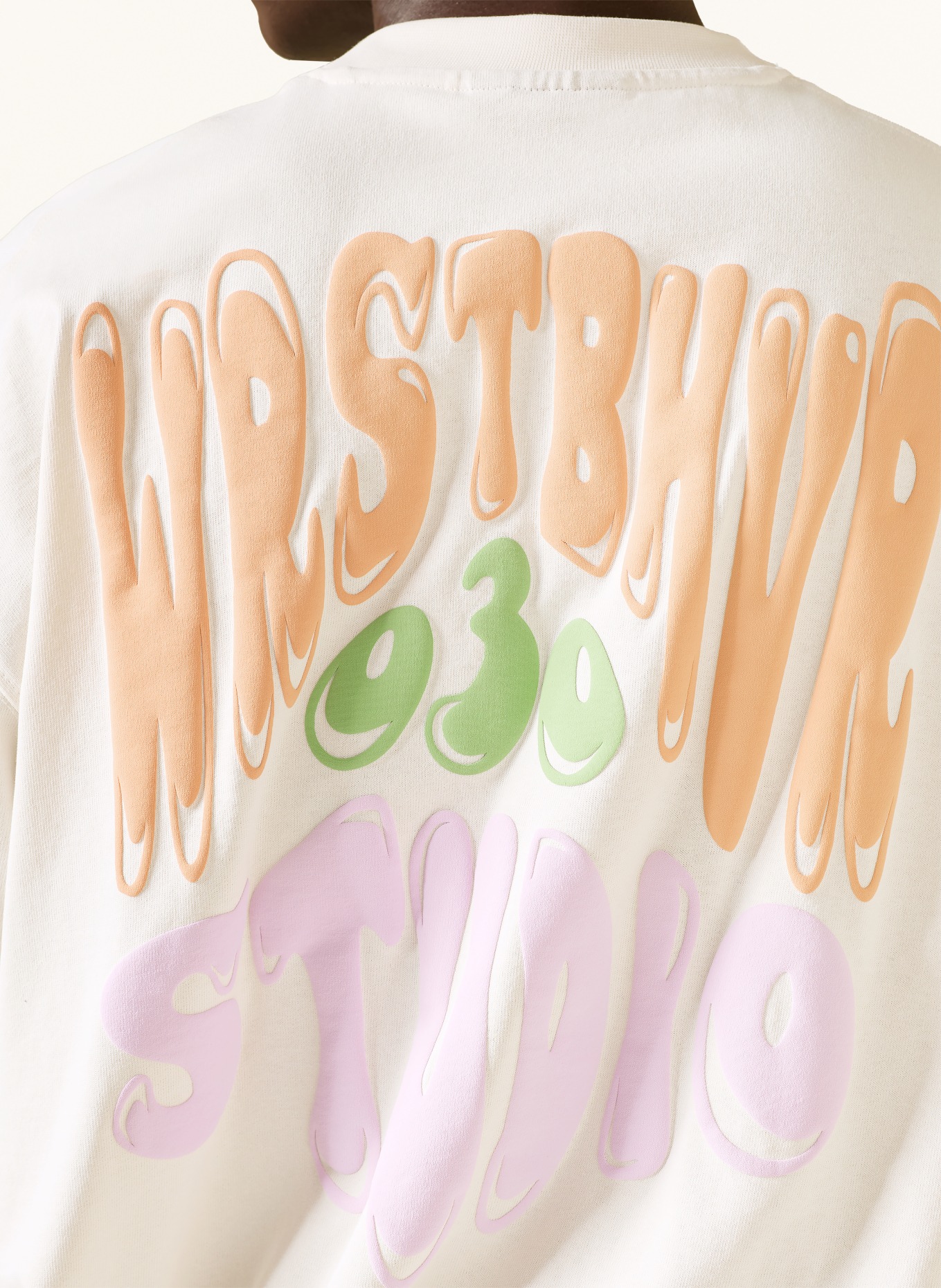 WRSTBHVR Tričko FLYNN: REŽNÁ / FIALOVÁ / ORANŽOVÁ