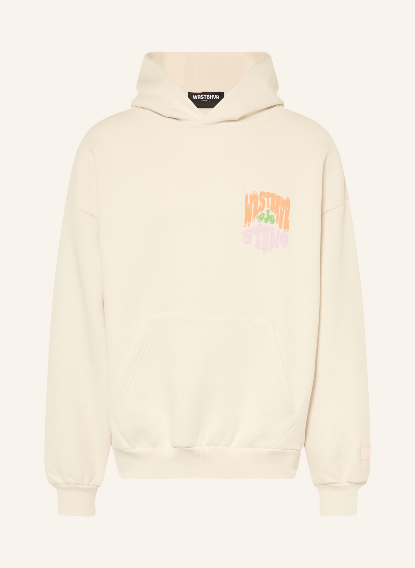 WRSTBHVR FLYNN Hoodie: CREAM