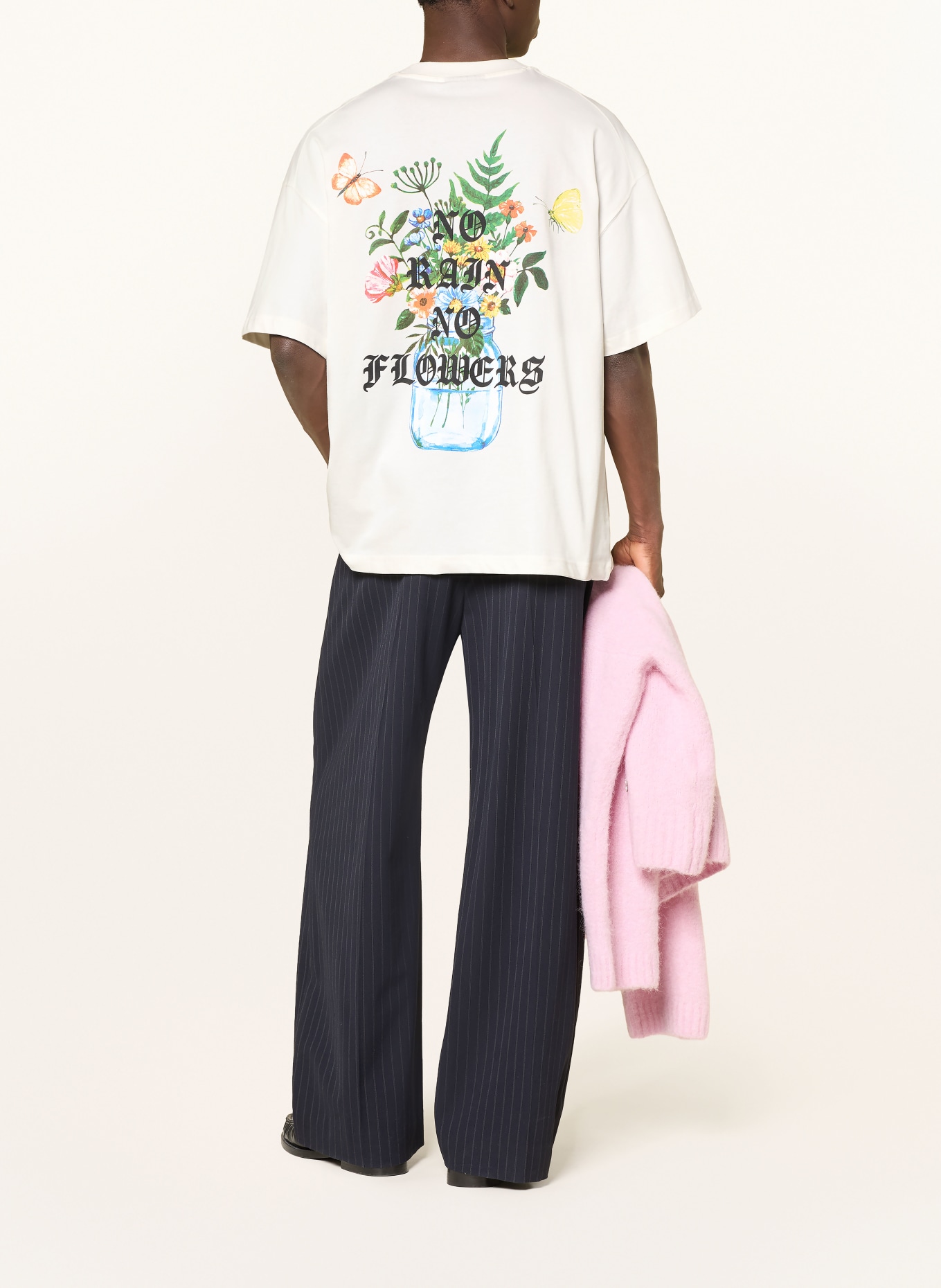 WRSTBHVR Tričko OLIN: BÍLÁ / ORANŽOVÁ / ZELENÁ