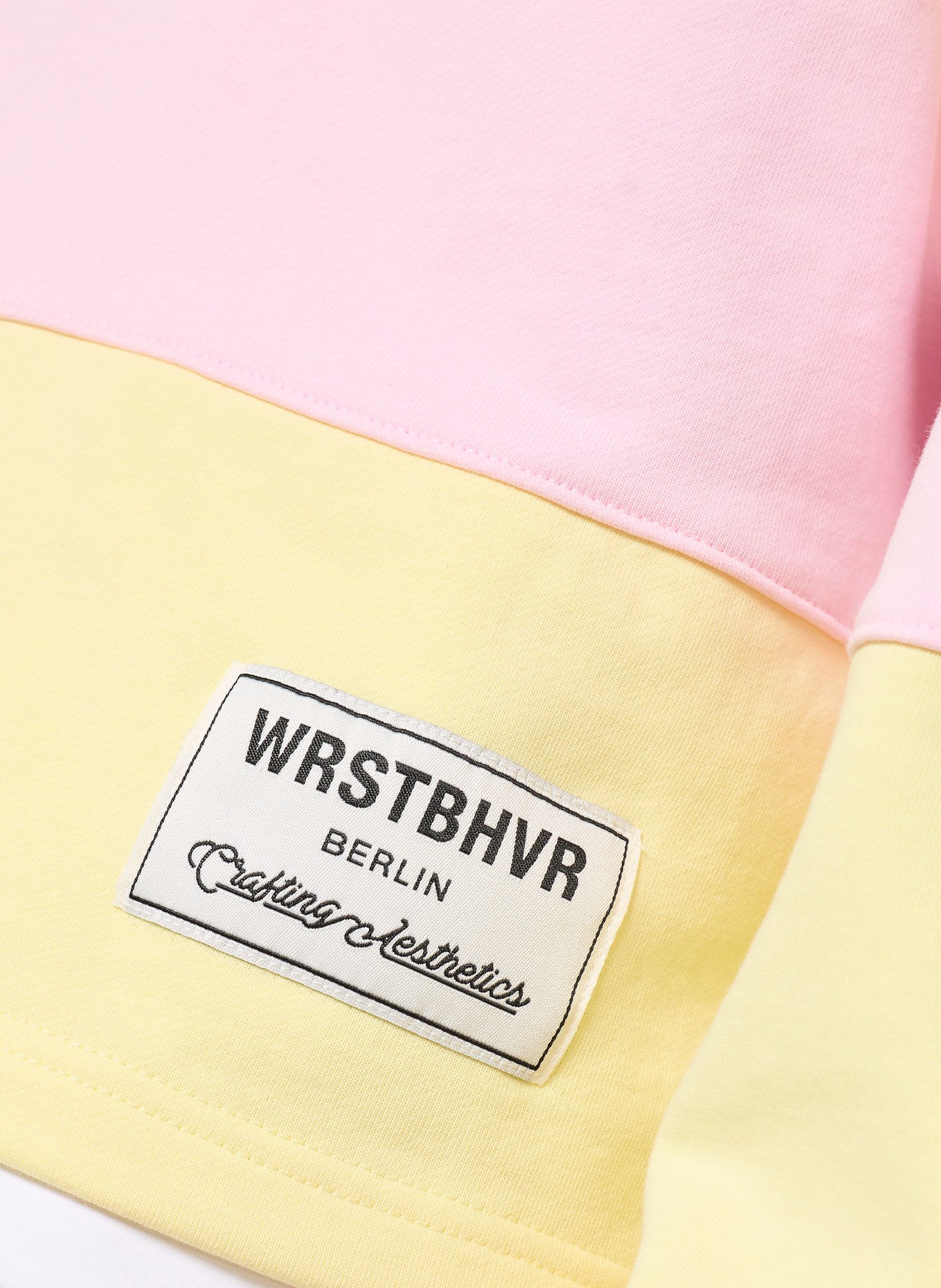 WRSTBHVR Rugbyové tričko GERI: RŮŽOVÁ / ŽLUTÁ