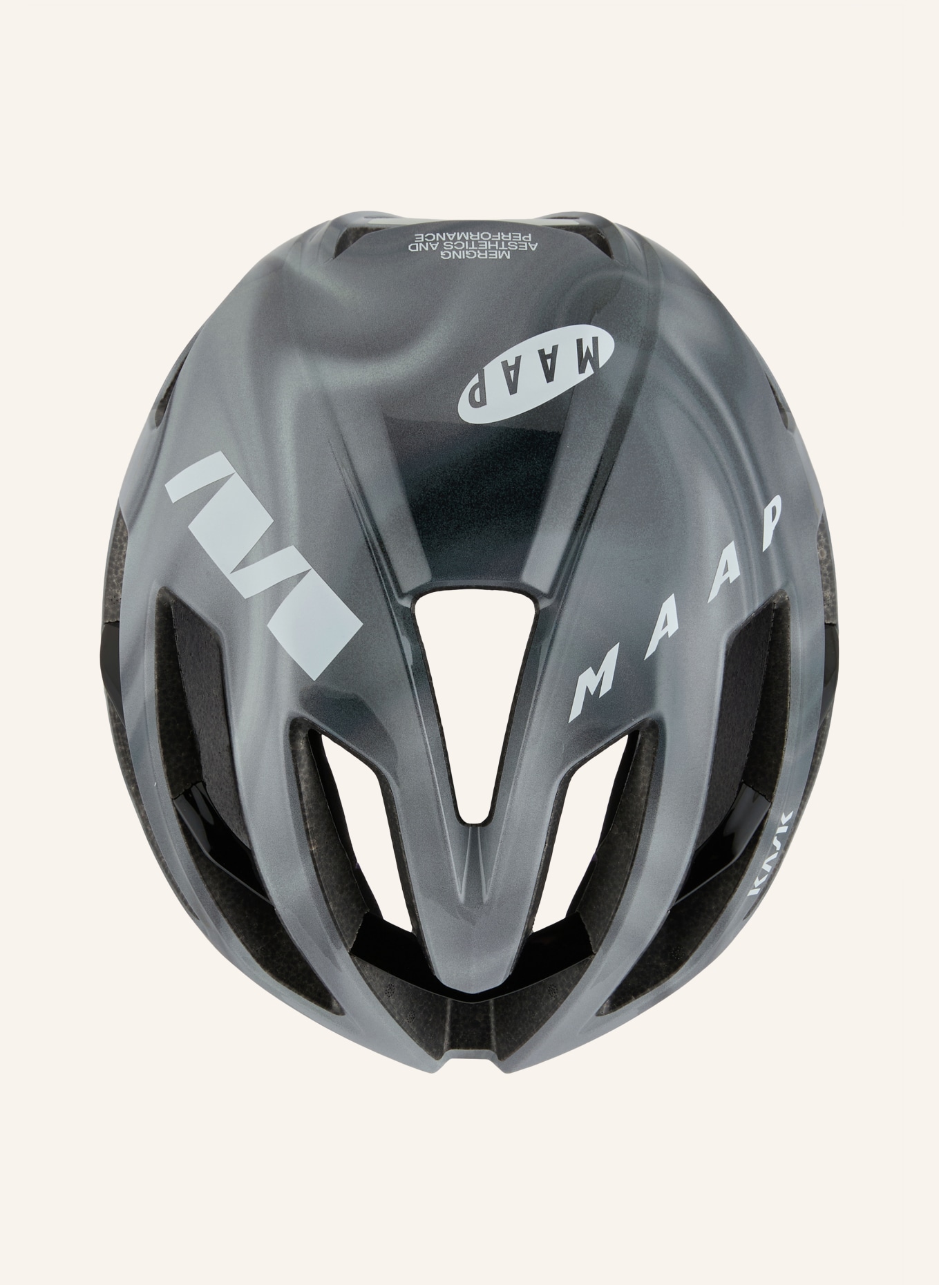 MAAP MAAP X KASK PROTONE ICON Bike Helmet: DARK GRAY / WHITE