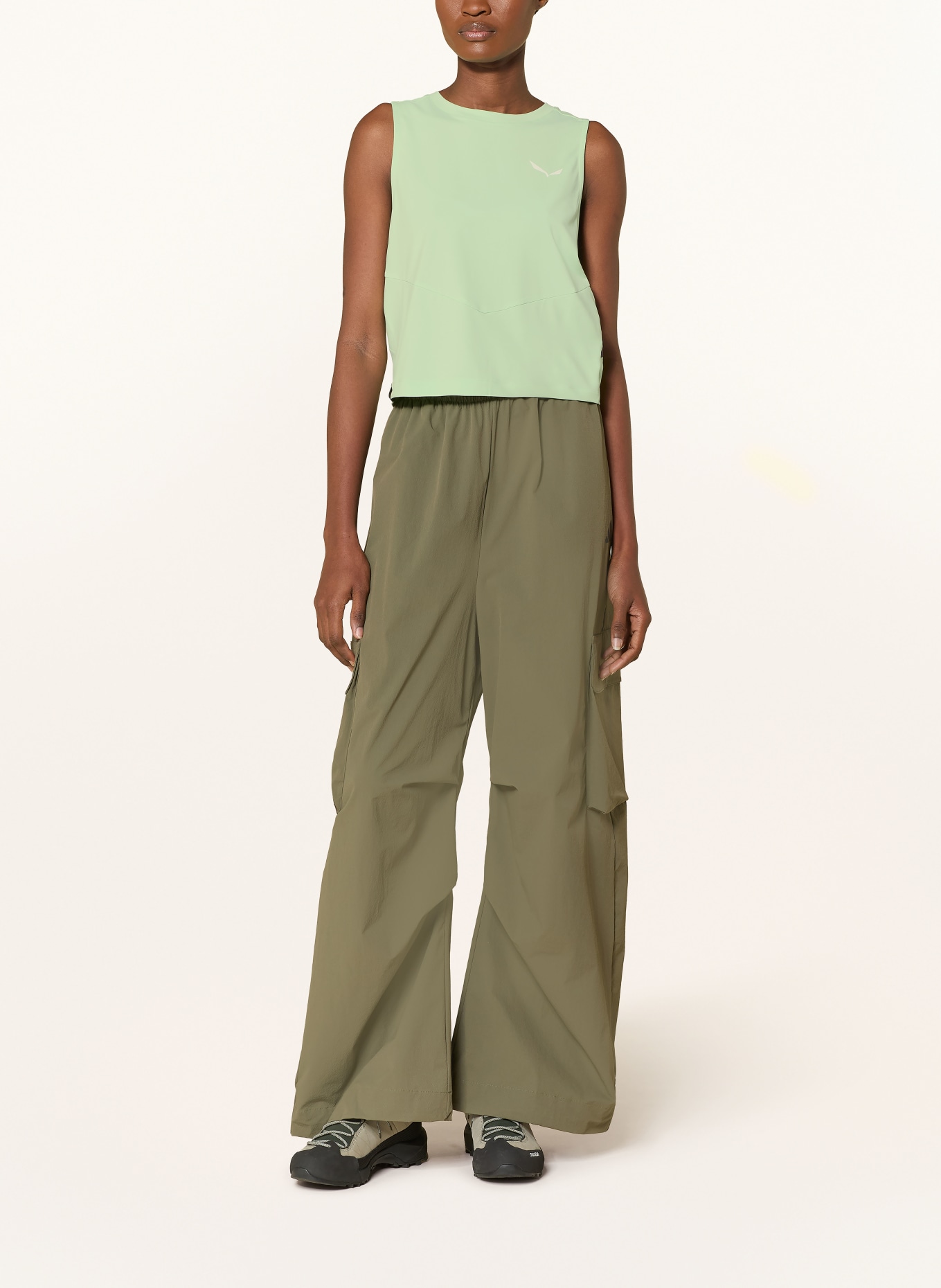 SALEWA PEDROC DRY LIGHT Tank Top: LIGHT GREEN