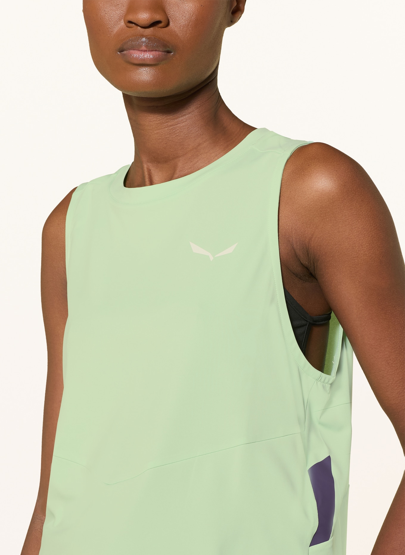 SALEWA PEDROC DRY LIGHT Tank Top: LIGHT GREEN