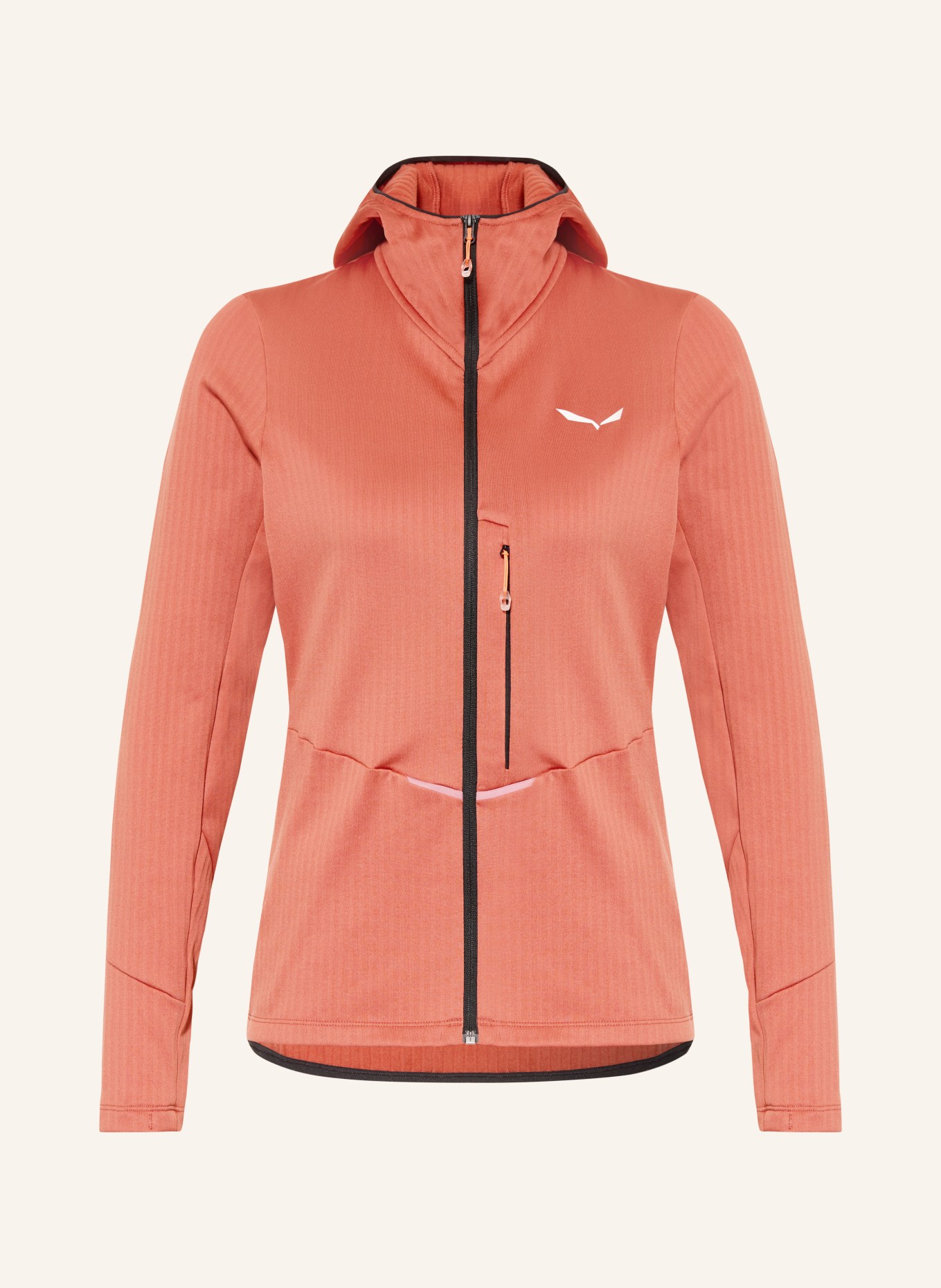 SALEWA Střední vrstva – bunda PEDROC PL 3 HD: SVĚTLE ČERVENÁ