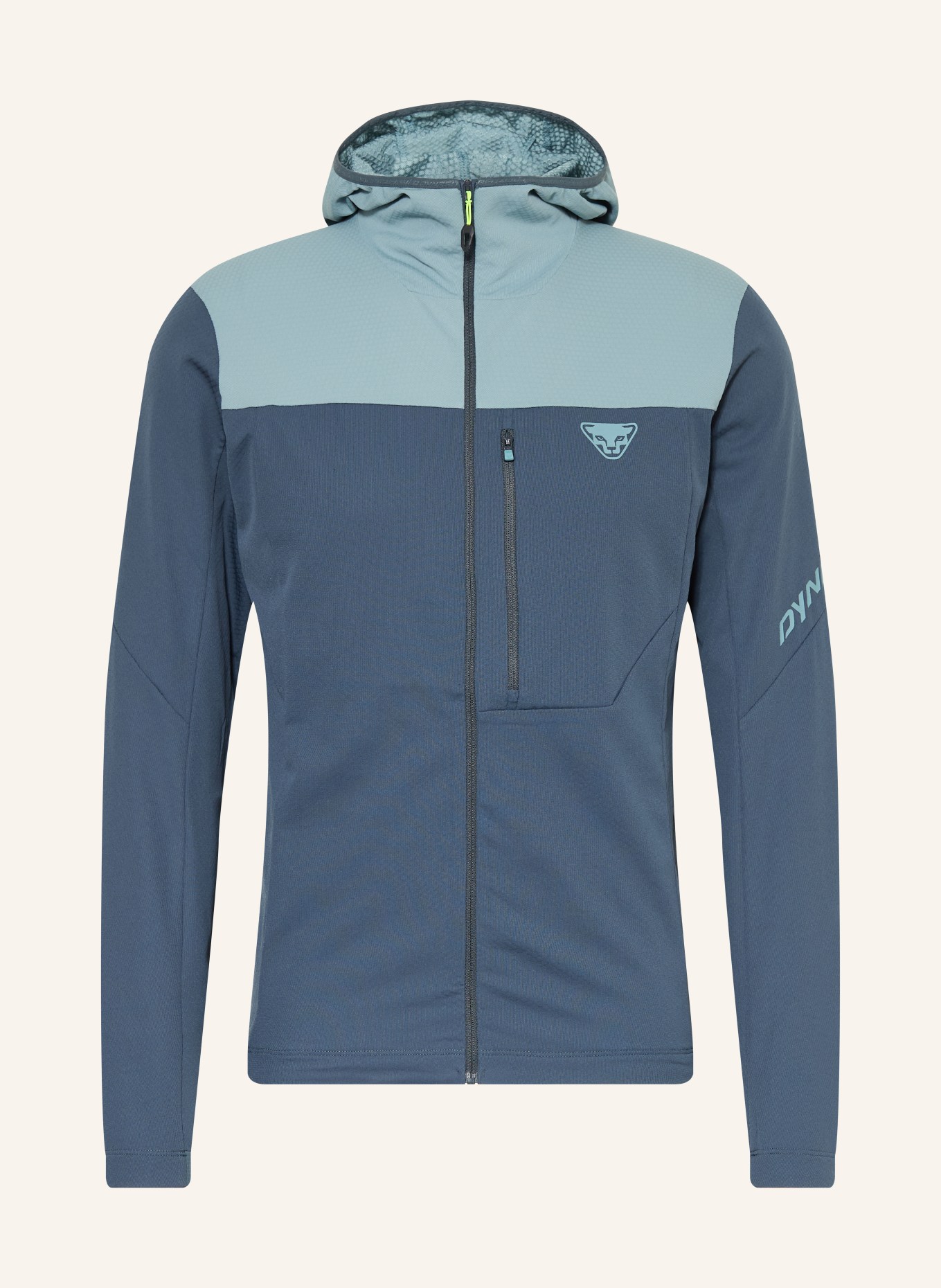 DYNAFIT Midlayer-Jacke TRAVERSE THERMAL: BLAU / HELLBLAU