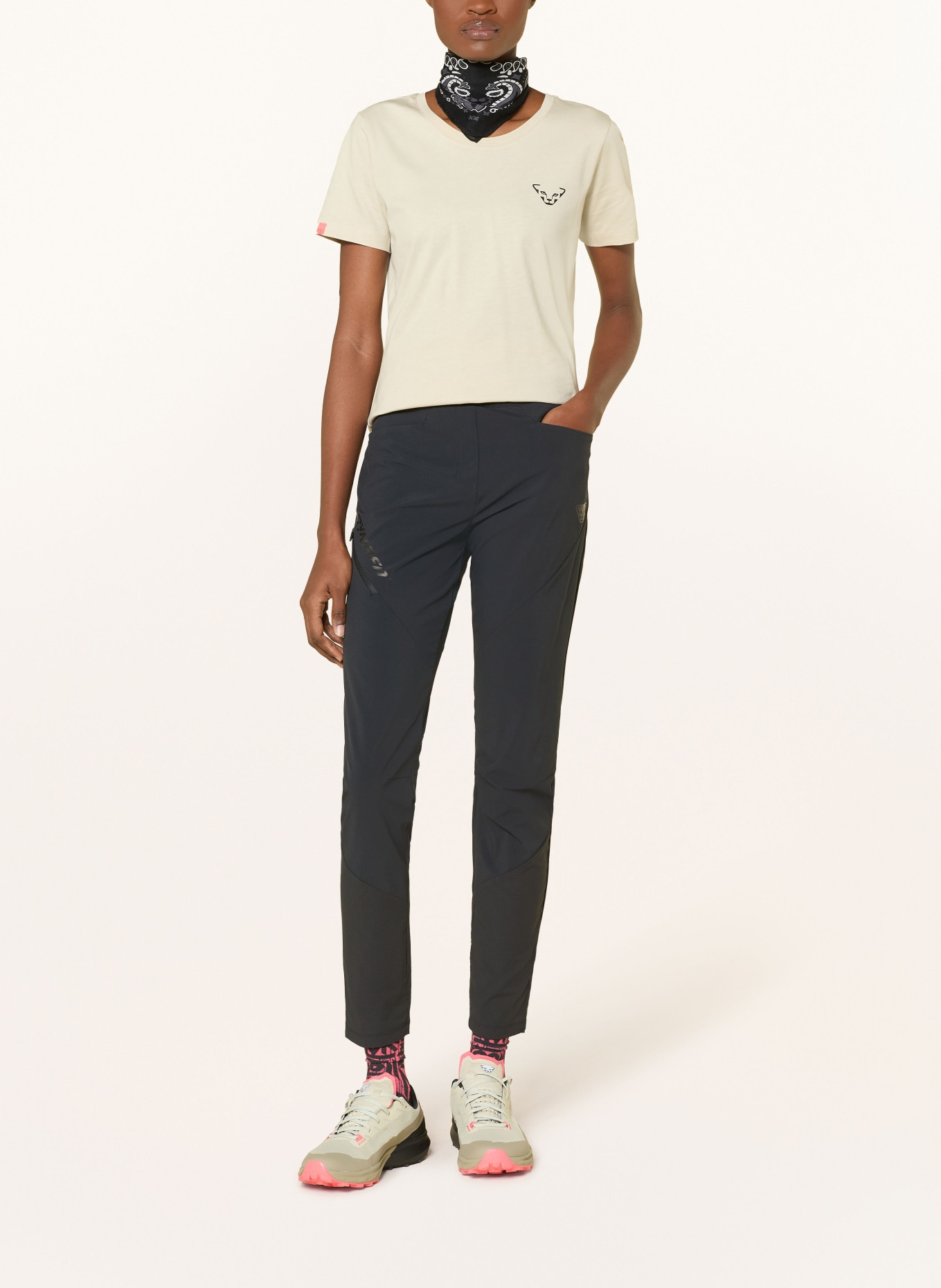 DYNAFIT Trekkinghose TRAVERSE HYBRID DST: SCHWARZ