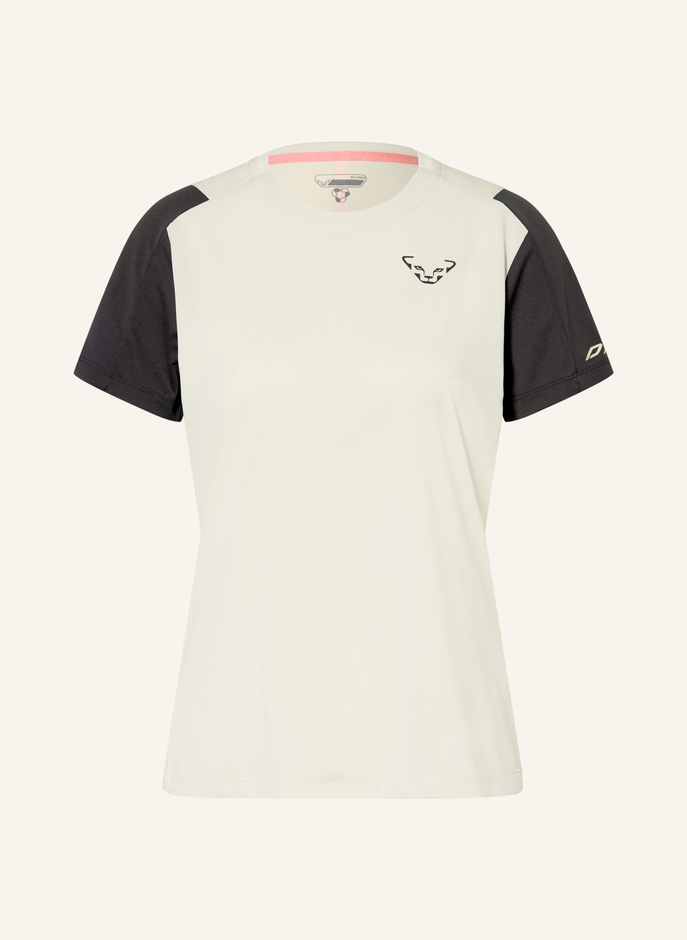 DYNAFIT Funktionsshirt TRANSALPER: BEIGE / SCHWARZ