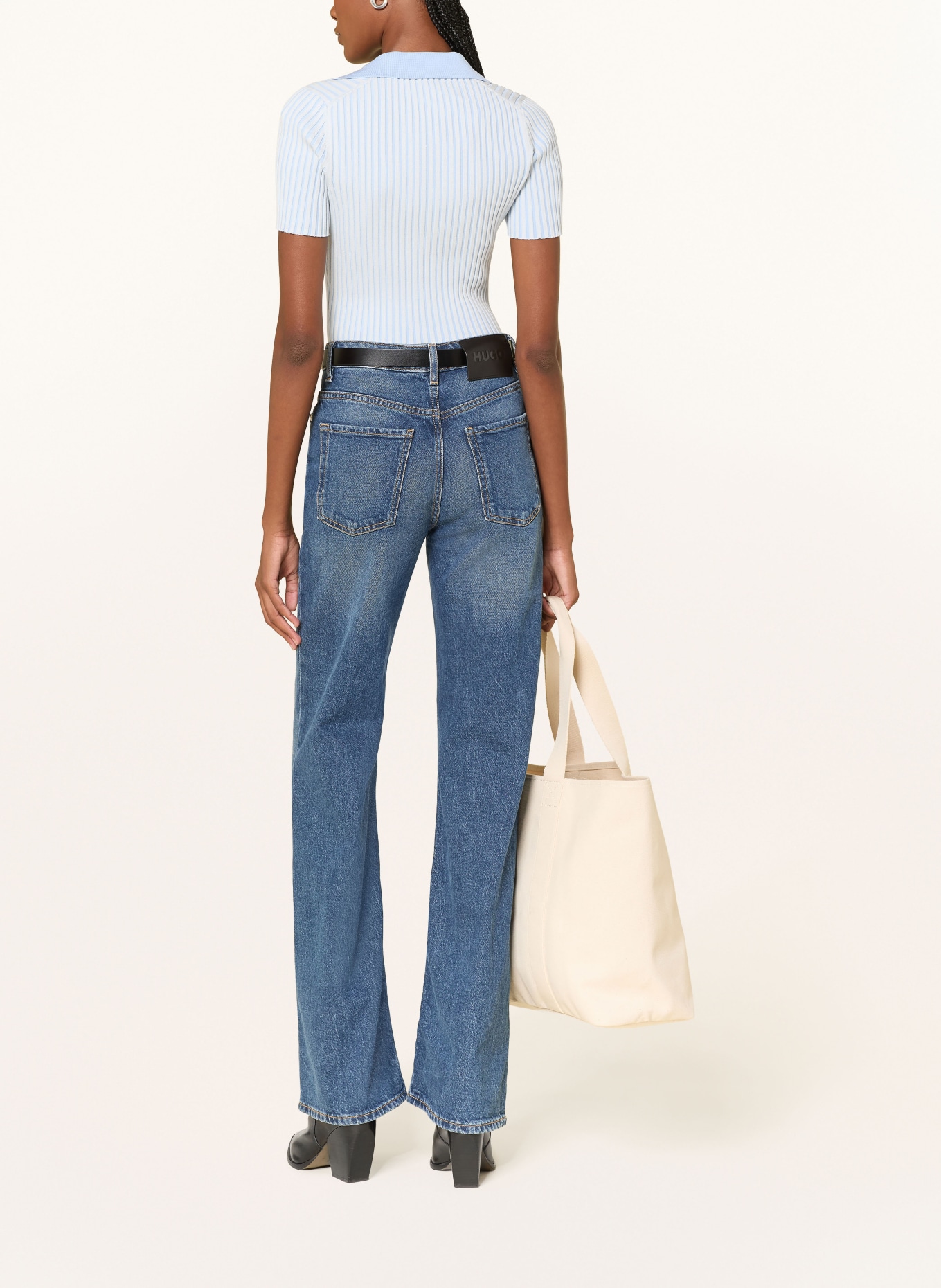 HUGO Flared Jeans GORINNE: 417 NAVY