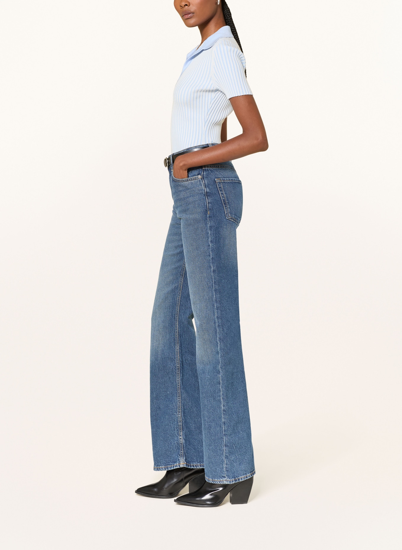 HUGO Flared Jeans GORINNE: 417 NAVY