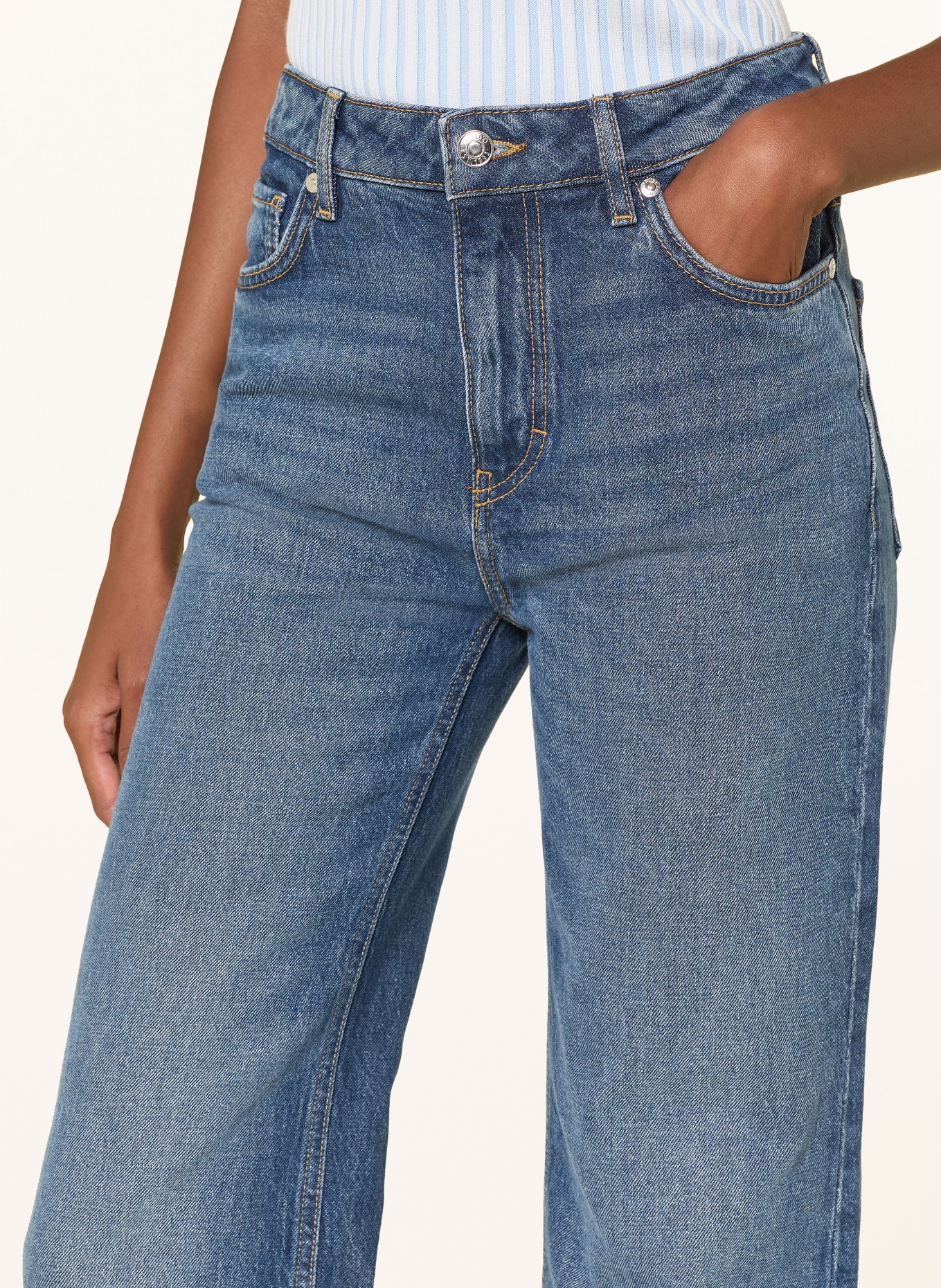 HUGO Flared Jeans GORINNE: 417 NAVY