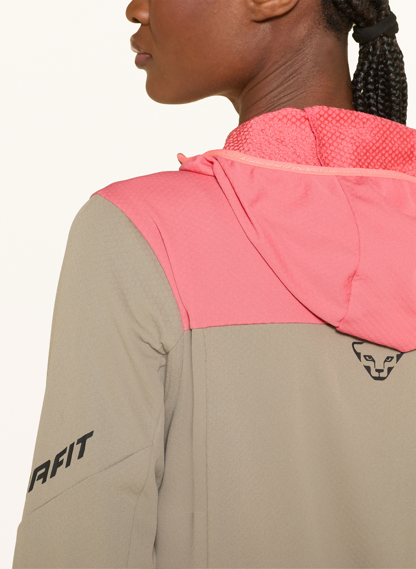 DYNAFIT Kurtka warstwowa TRAVERSE THERMAL HOODED: BEŻOWY / MOCNORÓŻOWY