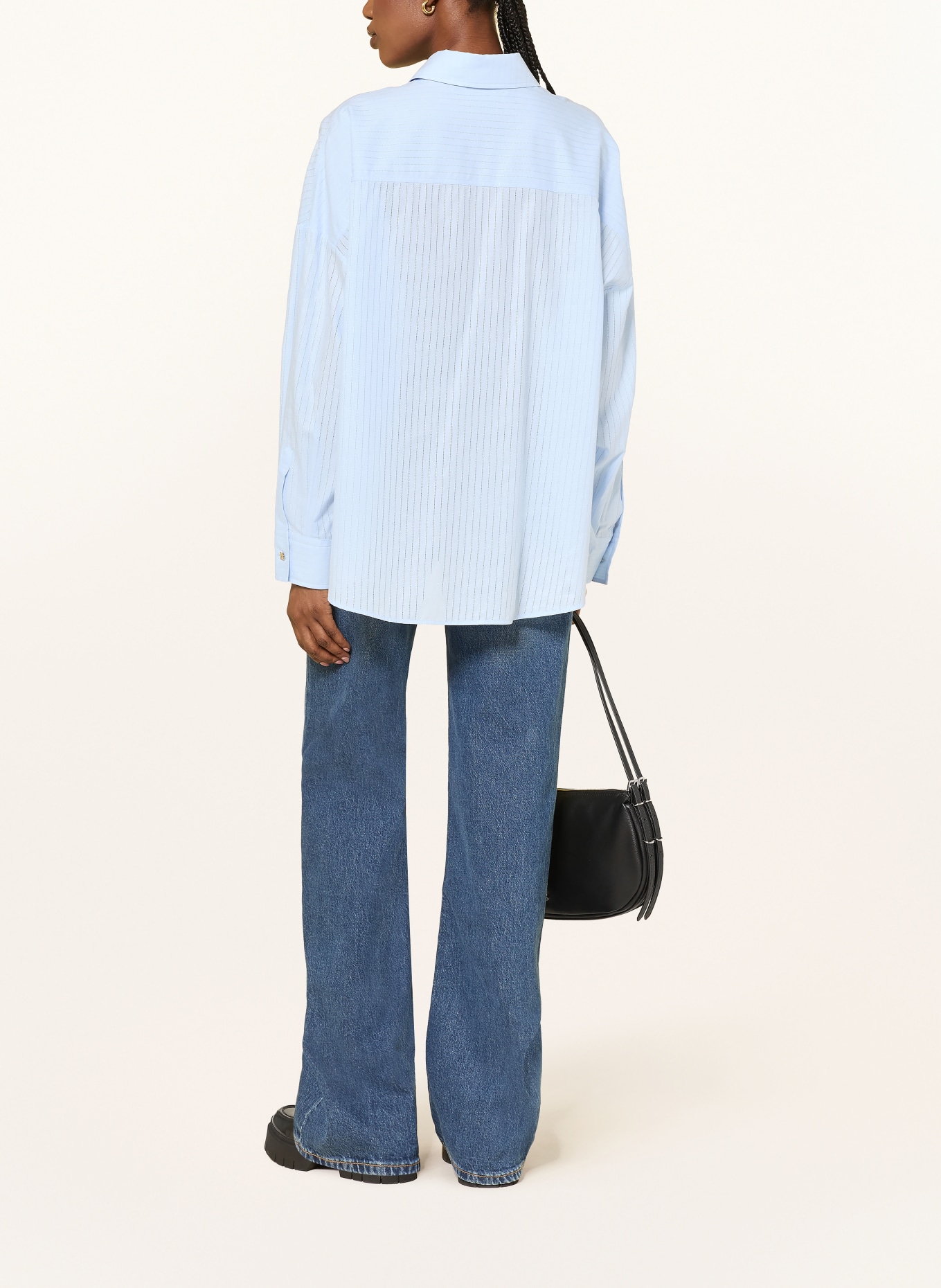 HUGO Hemdbluse EAST: HELLBLAU