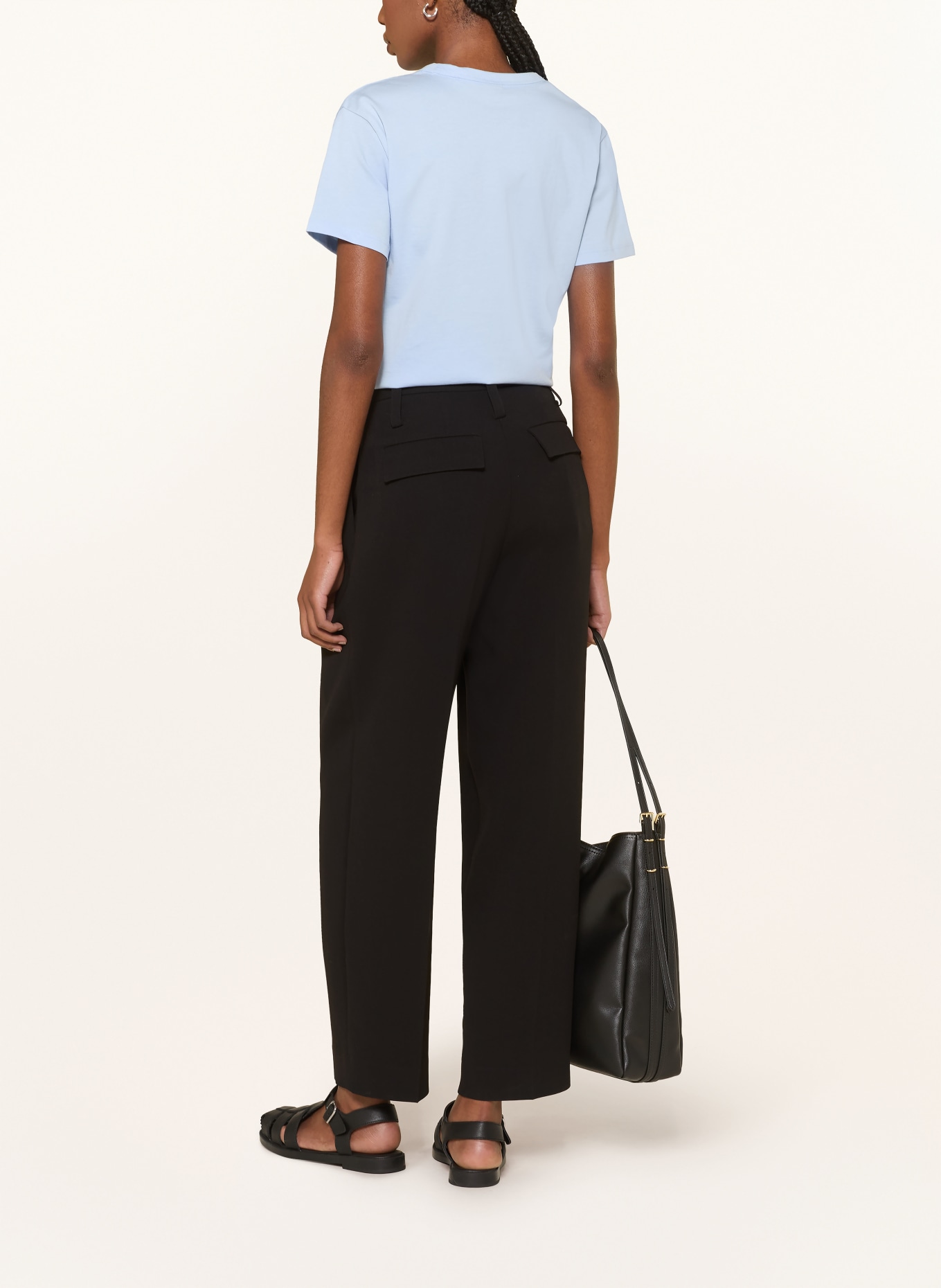 HUGO T-Shirt DAMACIA: HELLBLAU