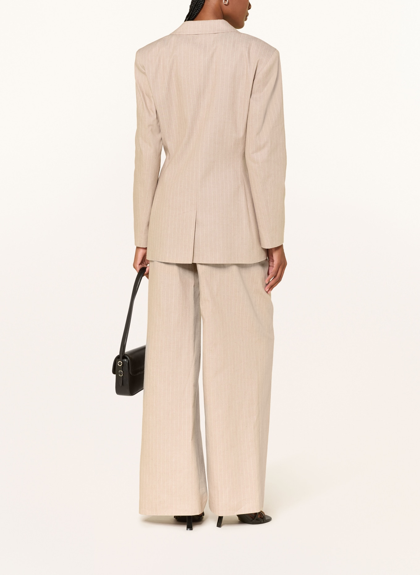 HUGO Pantalon Marlene HENESA: MARRON CLAIR / CRÈME