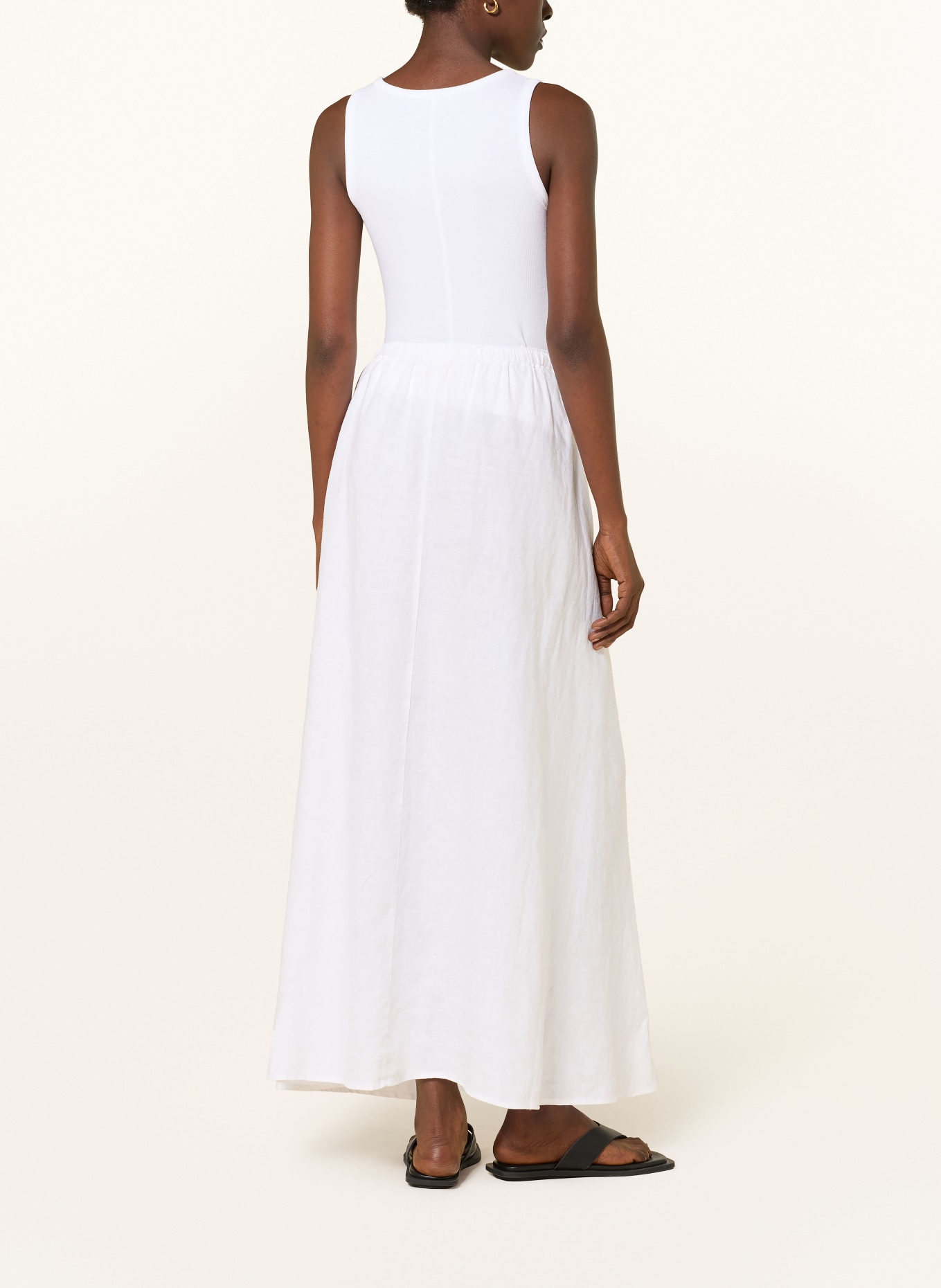 CLOSED Leinenrock: WEISS