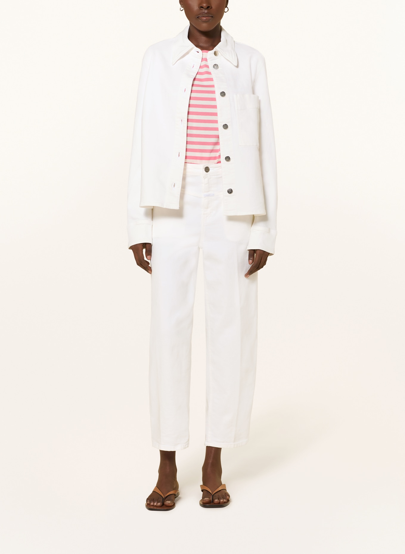 CLOSED Denim jacket: 200 WHITE