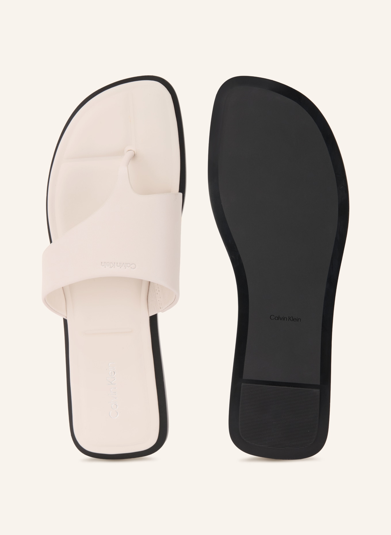 Calvin Klein Zehentrenner: CREME