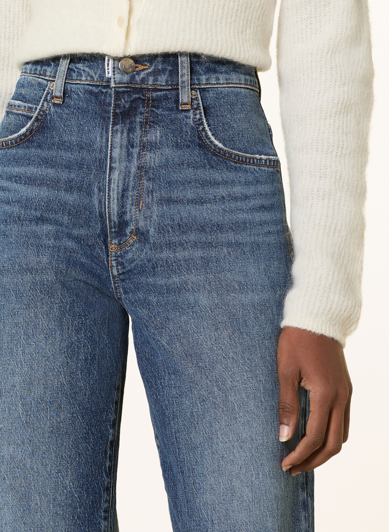 PNTS 7/8-Jeans THE O SHAPE: 23 DUNKELBLAU