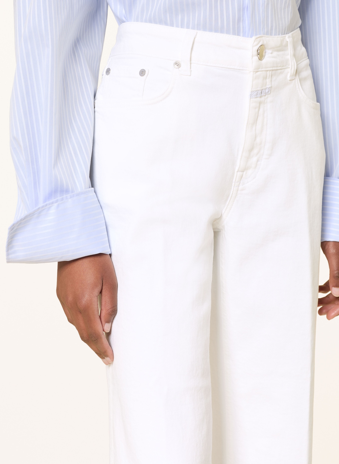 CLOSED Straight-leg Jeans MILO: 200 WHITE